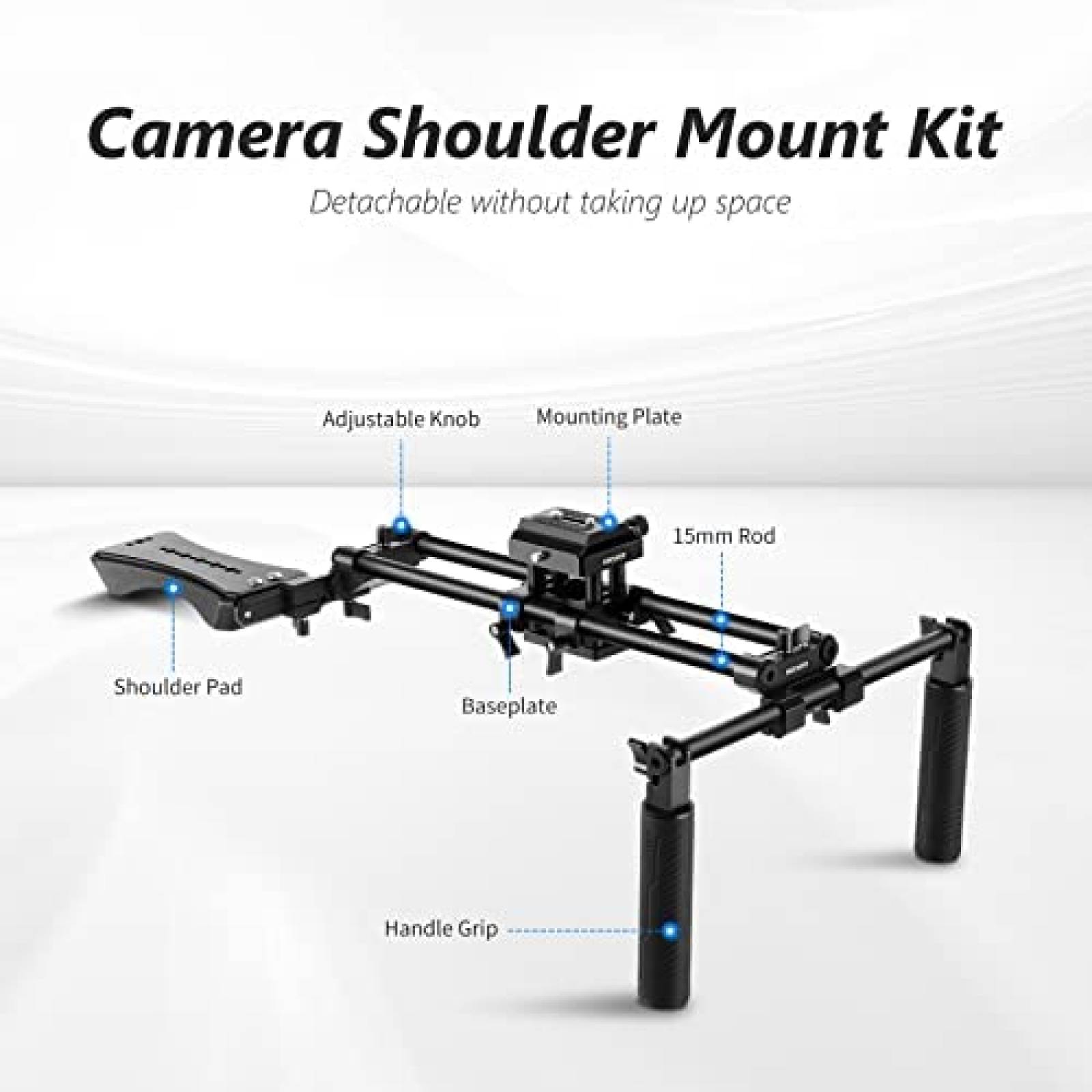 Estabilizador de Camara Neewer ST34 de Hombro con Deslizador