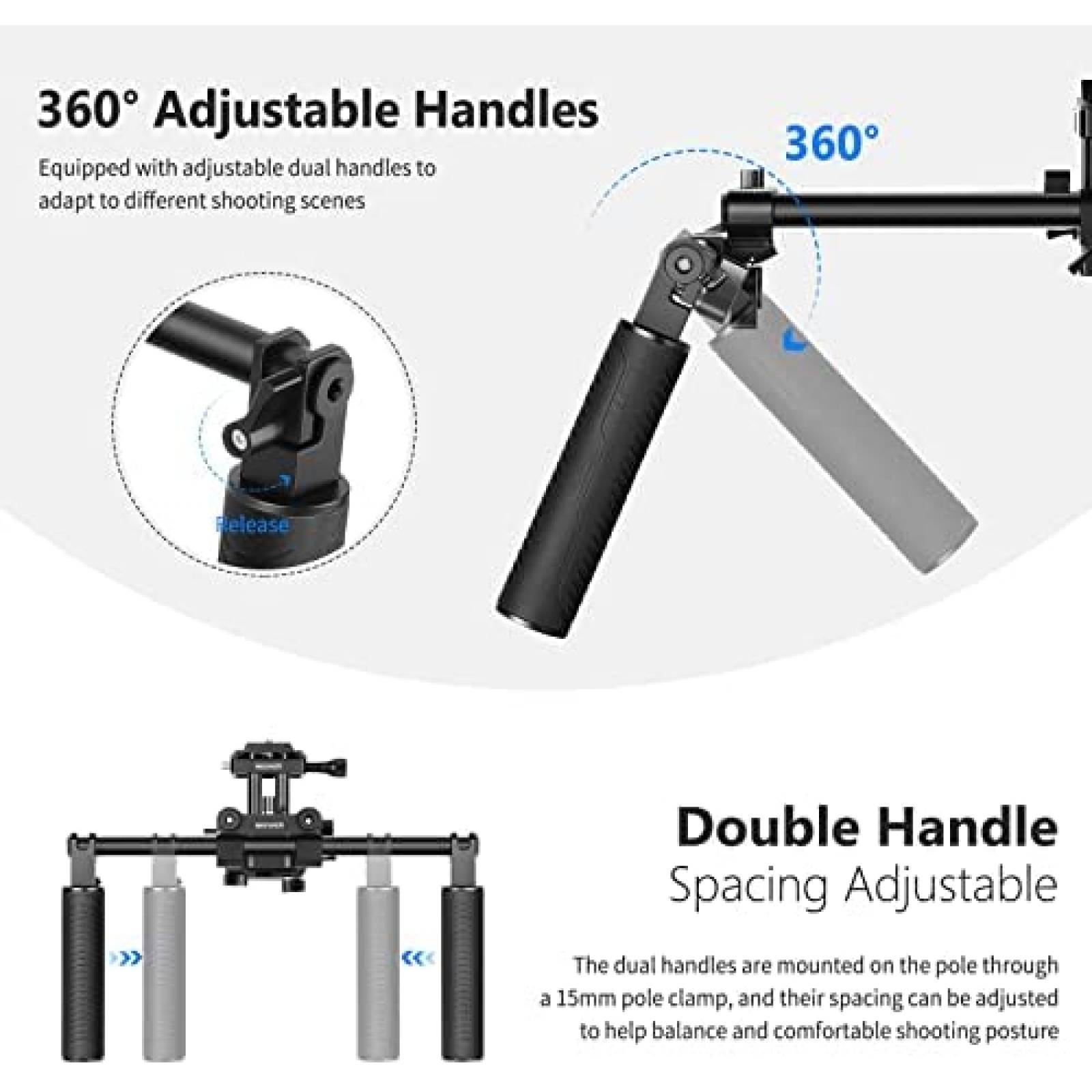 Estabilizador de Camara Neewer ST34 de Hombro con Deslizador