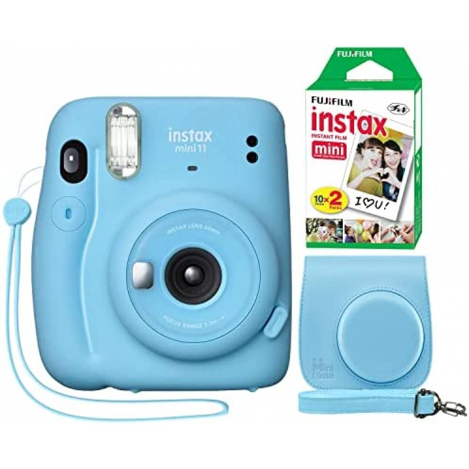 Camara Instantanea Fujifilm Instax Mini 11 Celeste -Paquete