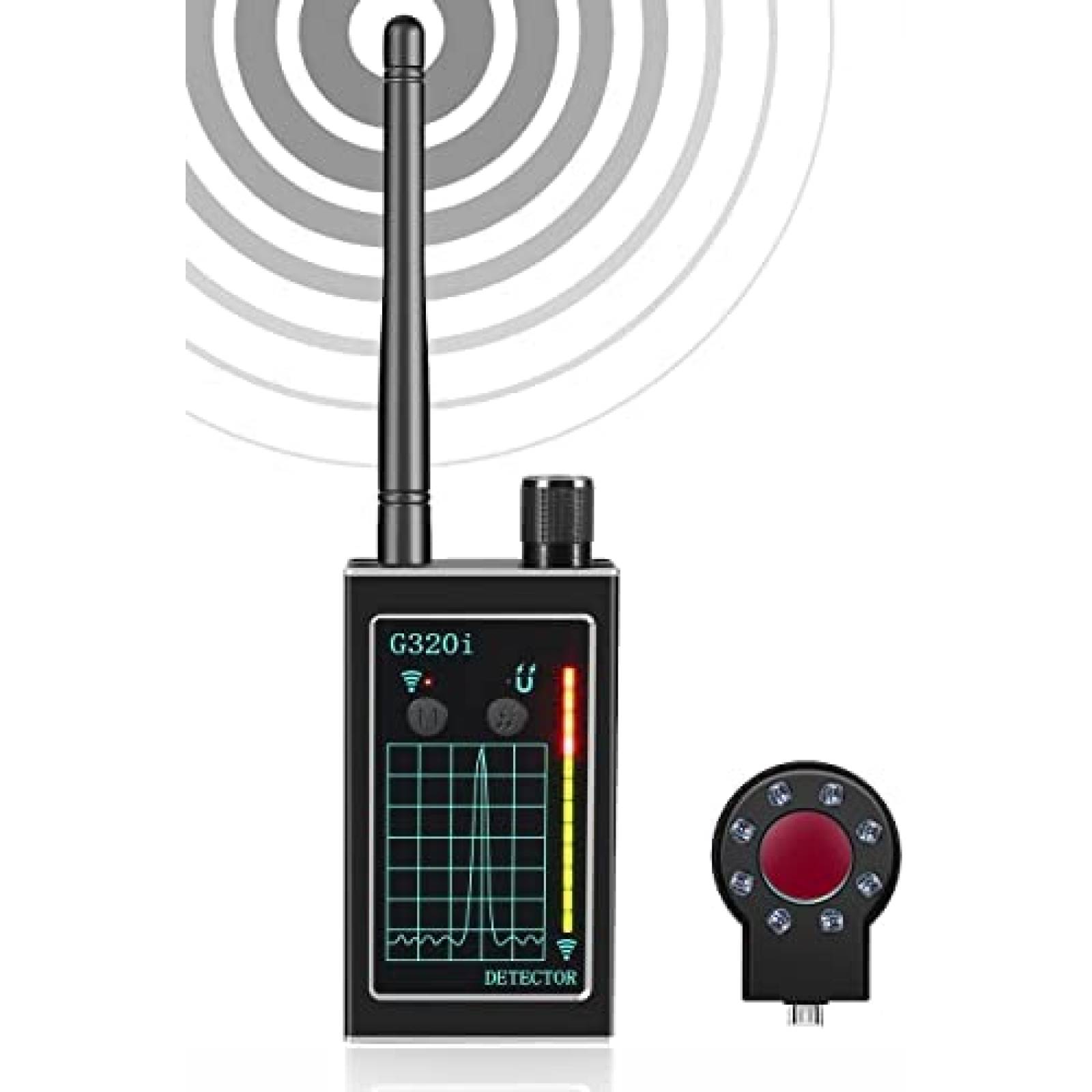 Detector GPS Vaoecms Anti Espia RF Radio Frecuencia -Negro