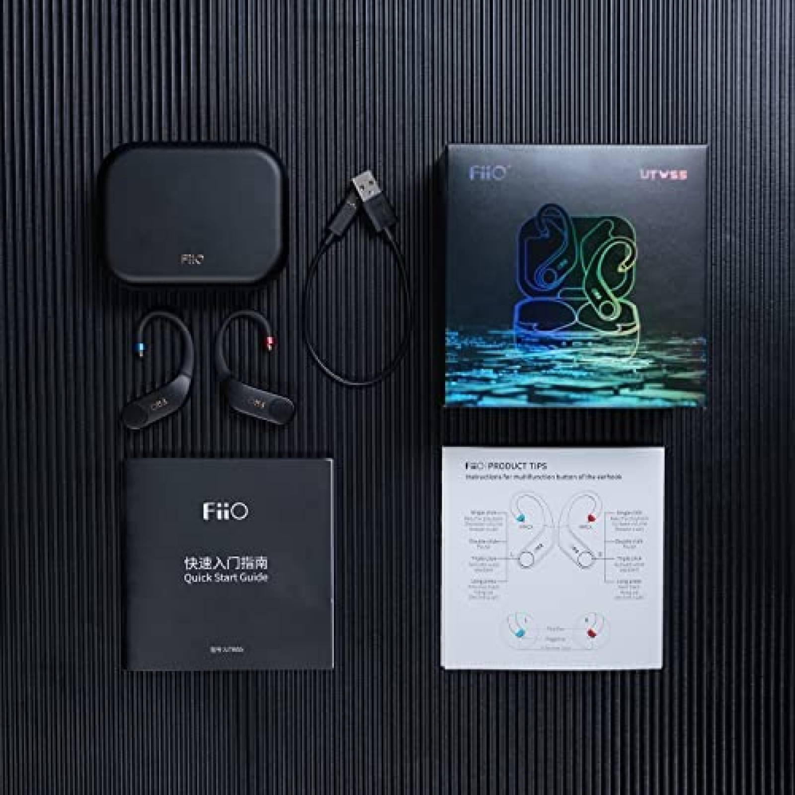 Auriculares FiiO Ergonomicos Cancelacion Ruido BT -Negro