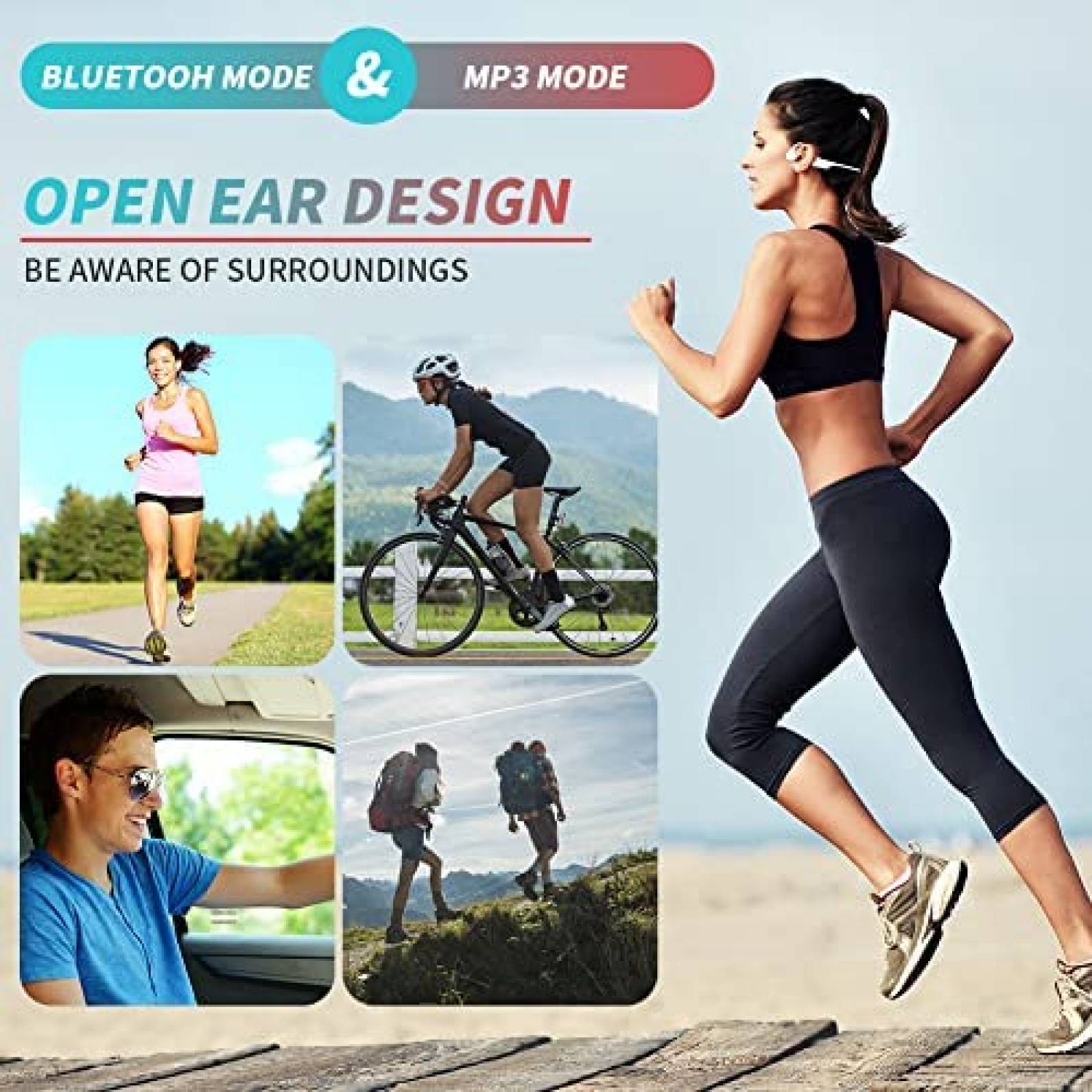 Auriculares Reeray Ergonomicos Cancelacion Ruido BT -Blanco