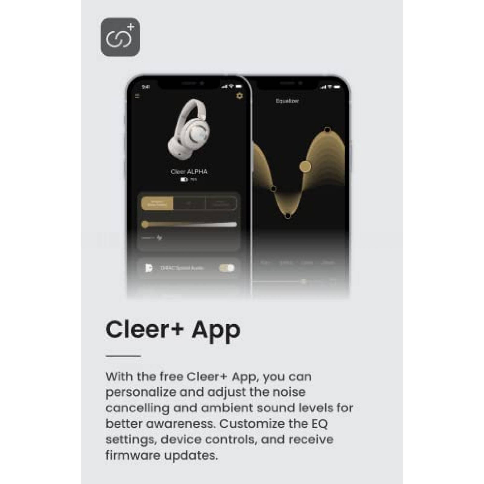 Audifonos Inalambricos Cleer Cancelacion de Sonido -Beige