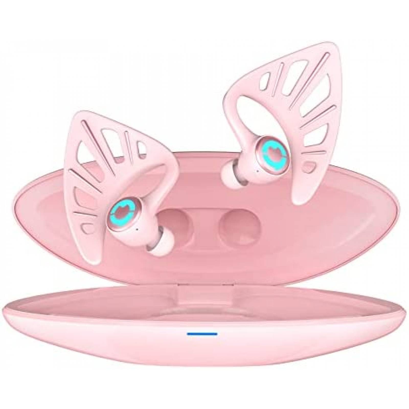 Audifonos Inalambricos Yowu IPX4 Cancelacion de Sonido -Rosa