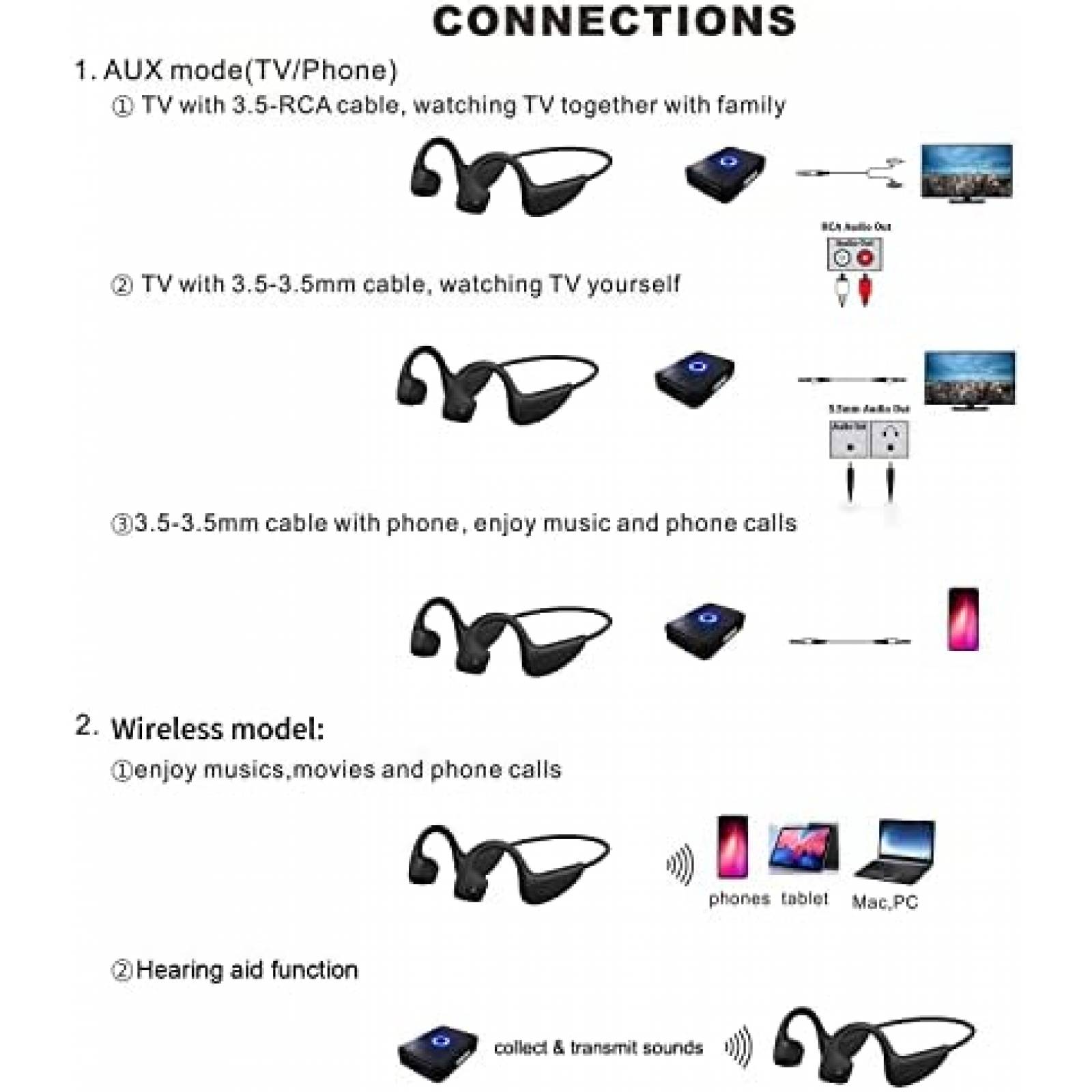 Auriculares BenexBesdi Ergonomicos Cancelacion Ruido BT