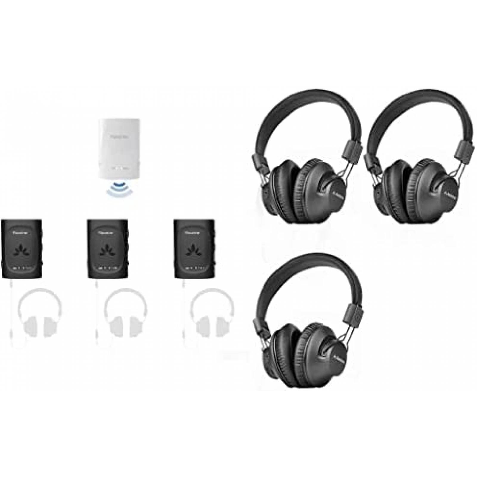 Transmisor Audio Avantree Receptor y Audifonos Set de 3