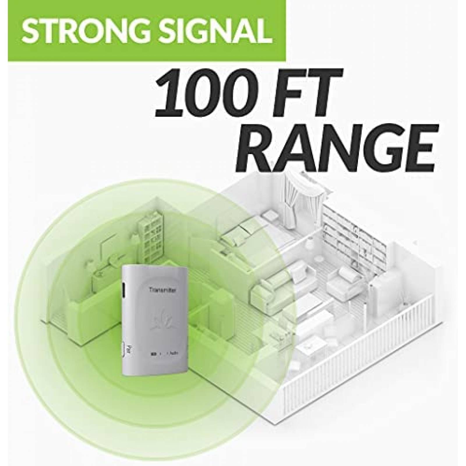 Transmisor Audio Avantree Receptor y Audifonos Set de 3