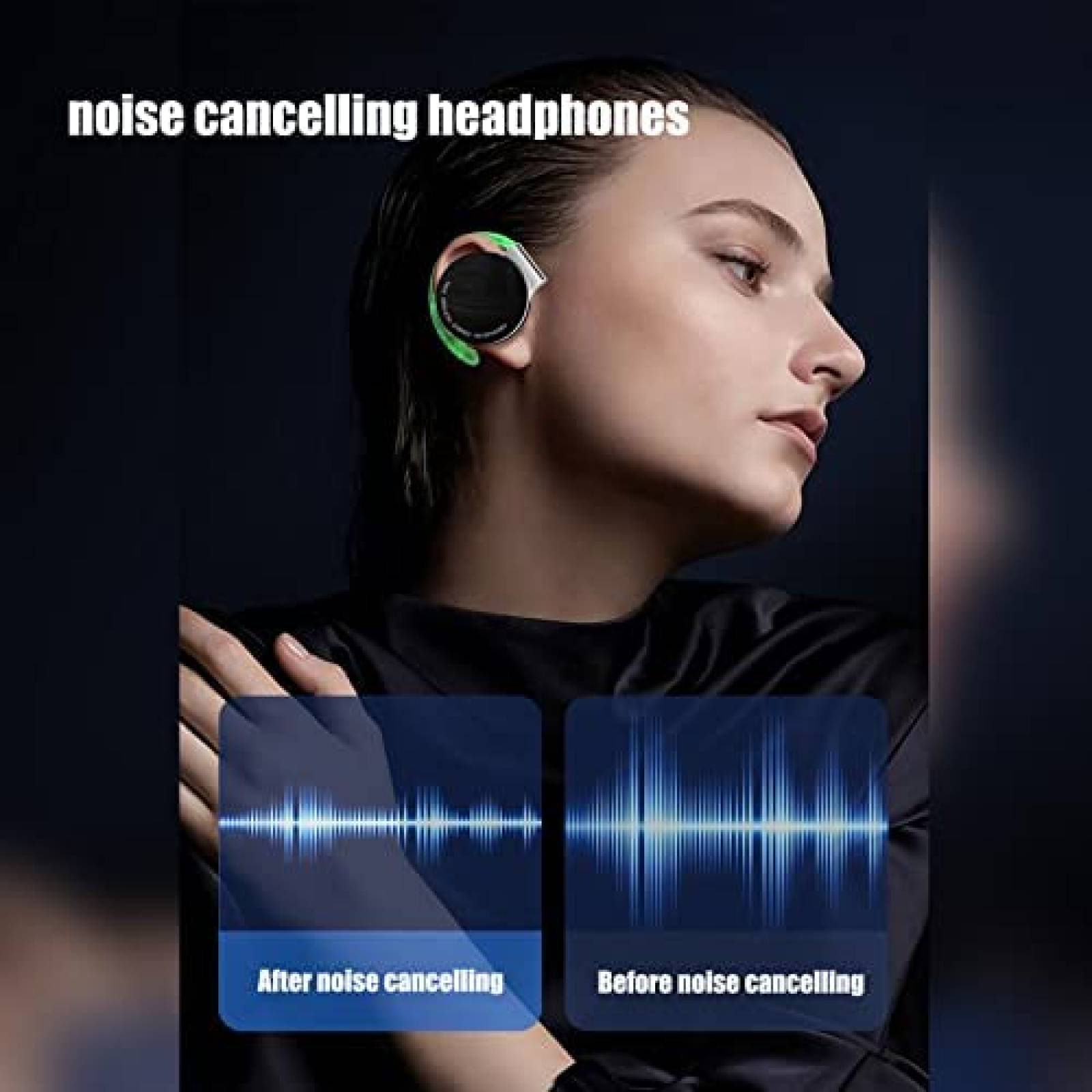 Audifonos Bluetooth ESSONIO Gaming Cancelacion de Sonido