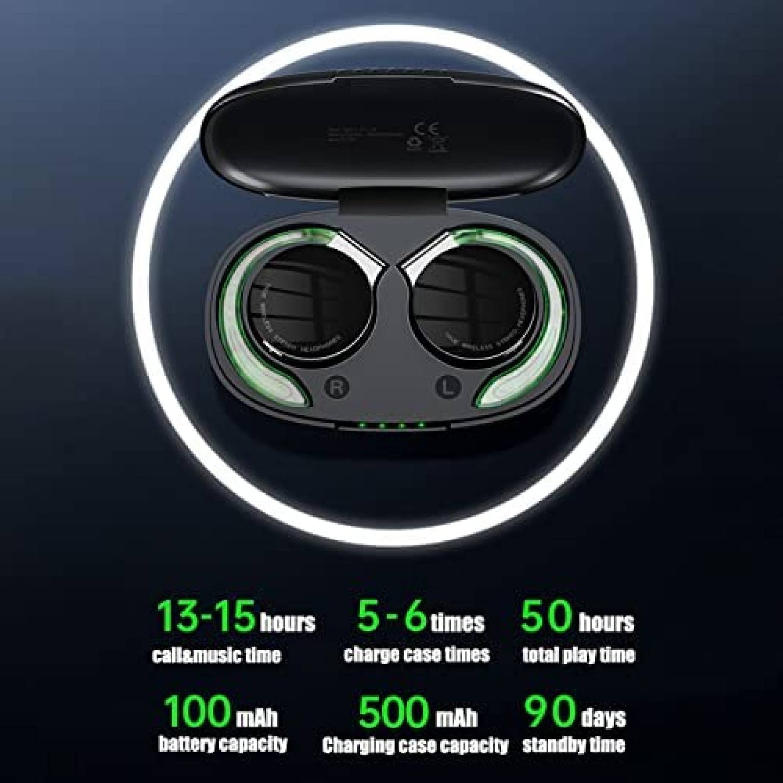 Audifonos Bluetooth ESSONIO Gaming Cancelacion de Sonido