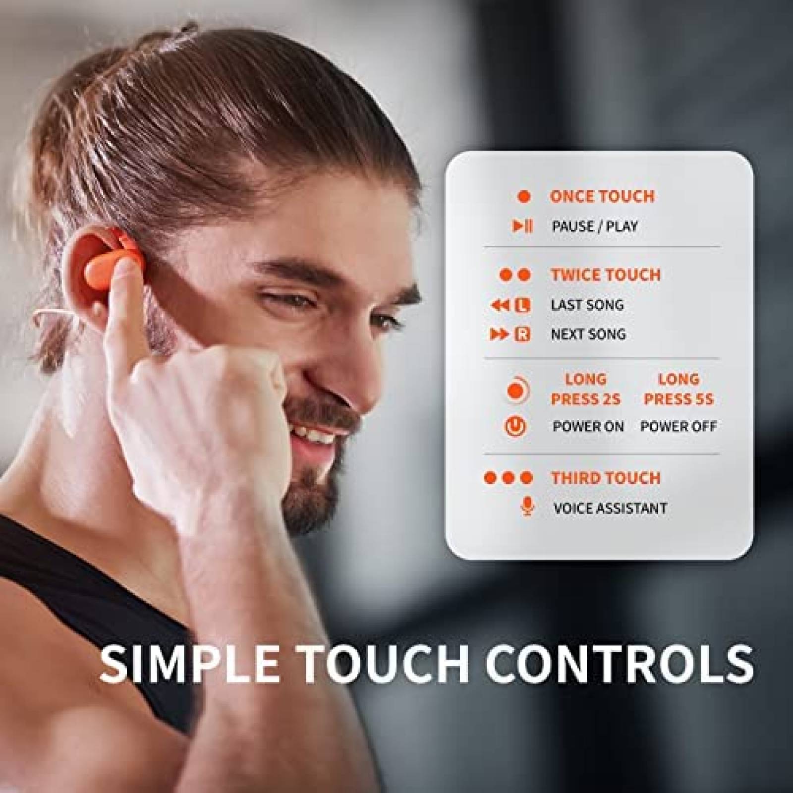 Audifonos Bluetooth para Cuello FREEDOTS Deportivos Fitness