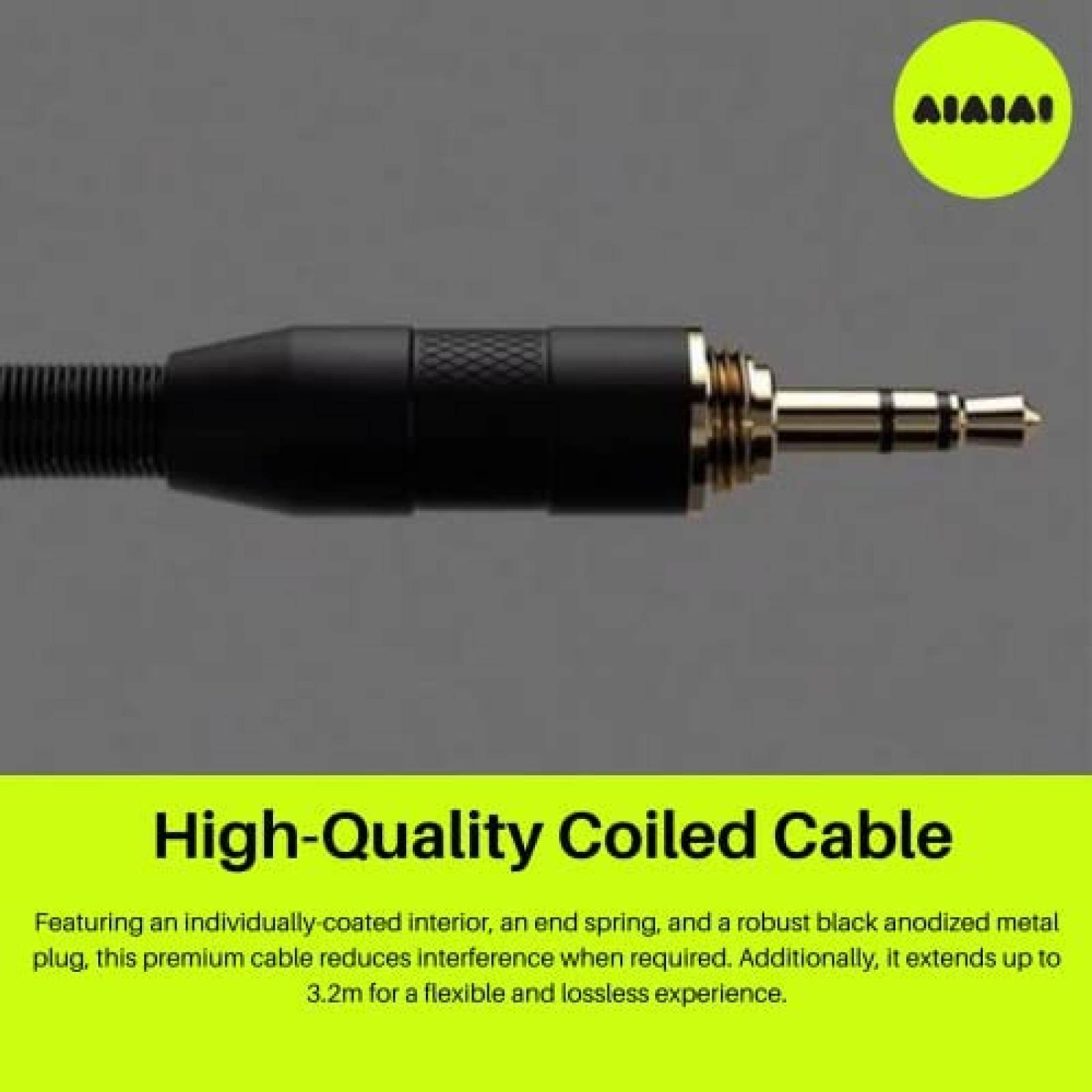 Audifonos AIAIAI Cancelacion de Sonido 3.5mm -Negro