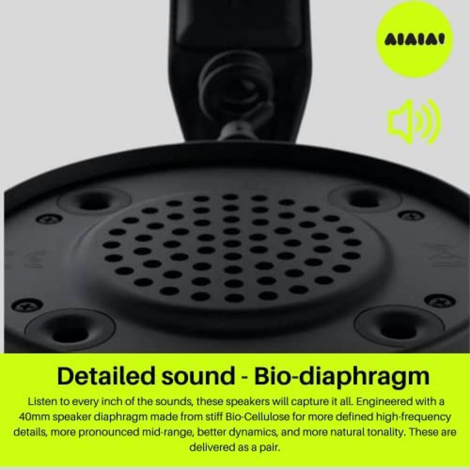 Audifonos AIAIAI Cancelacion de Sonido 3.5mm -Negro