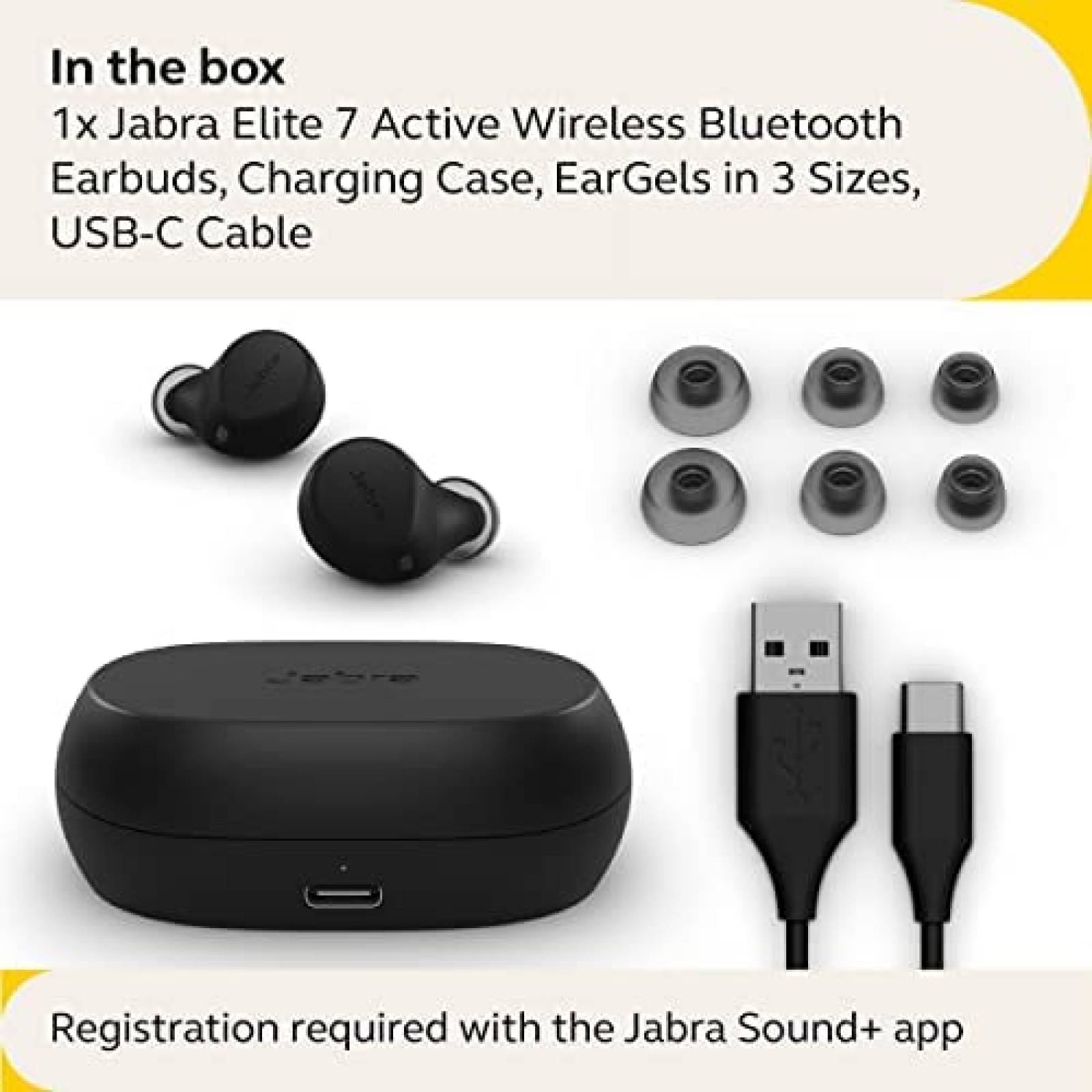 Audifonos Inalambricos Jabra Cancelacion de Sonido -Negro