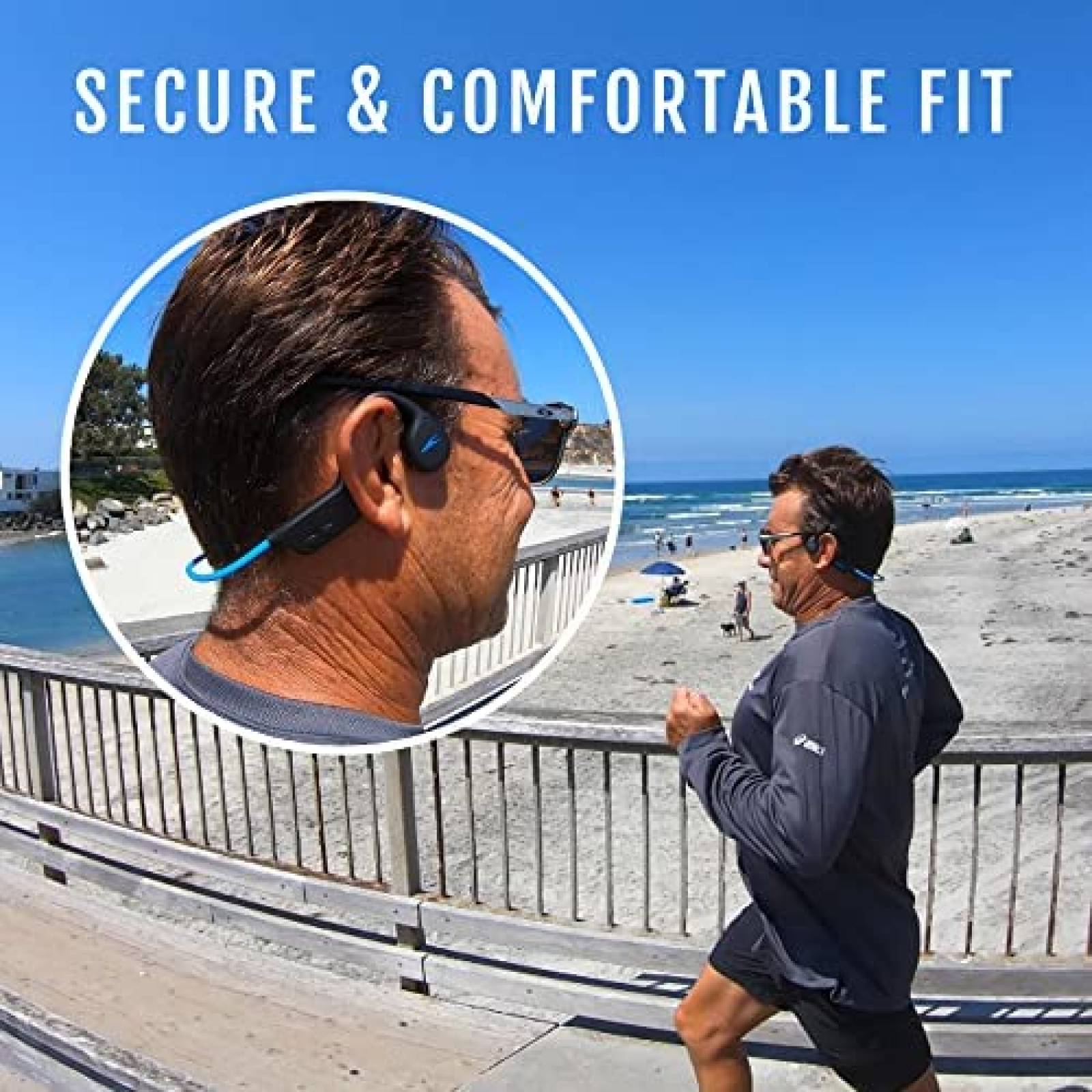 Auriculares H20 Ergonomicos Cancelacion Ruido BT -Negro