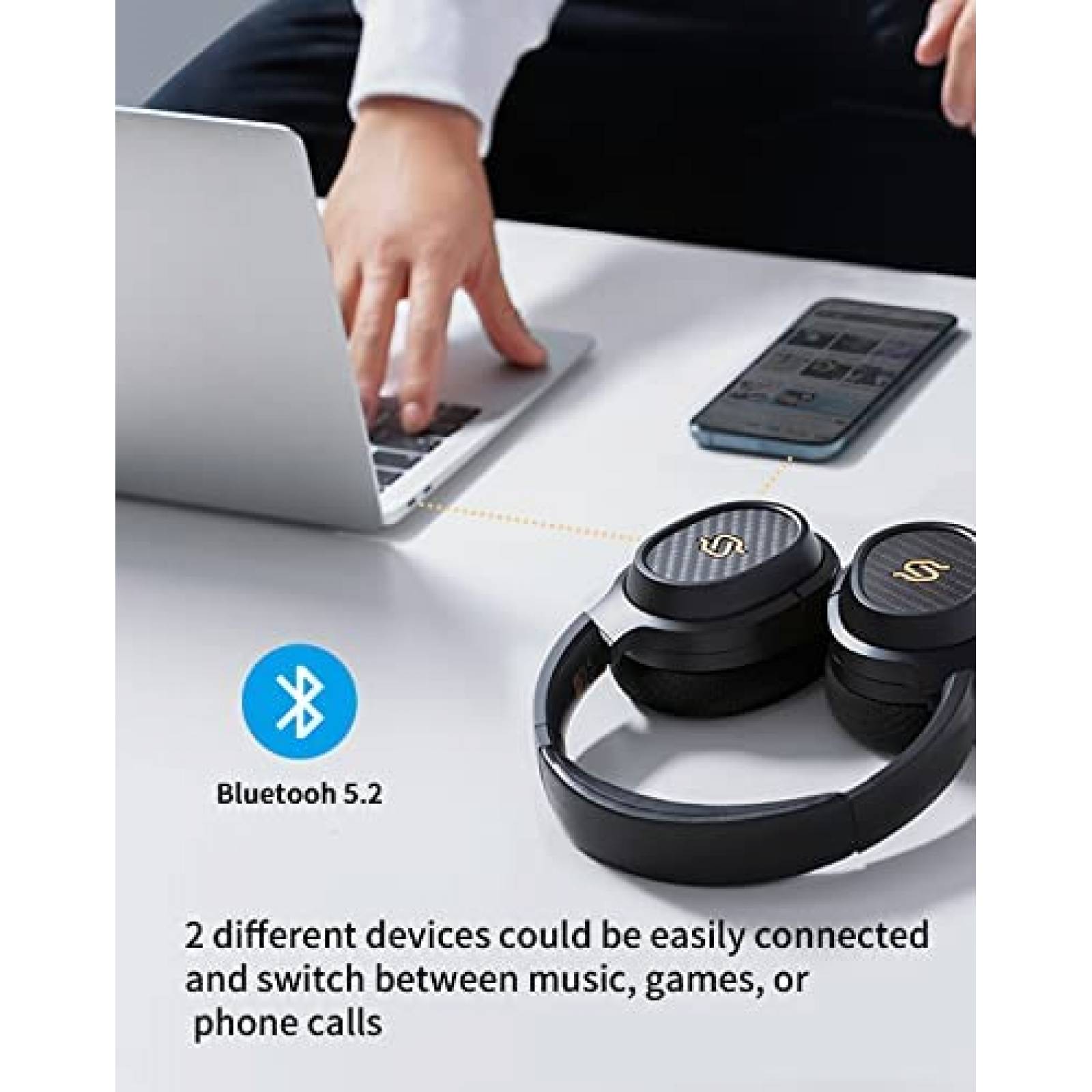 Audifonos Inalambricos Edifier Cancelacion de Sonido -Negro