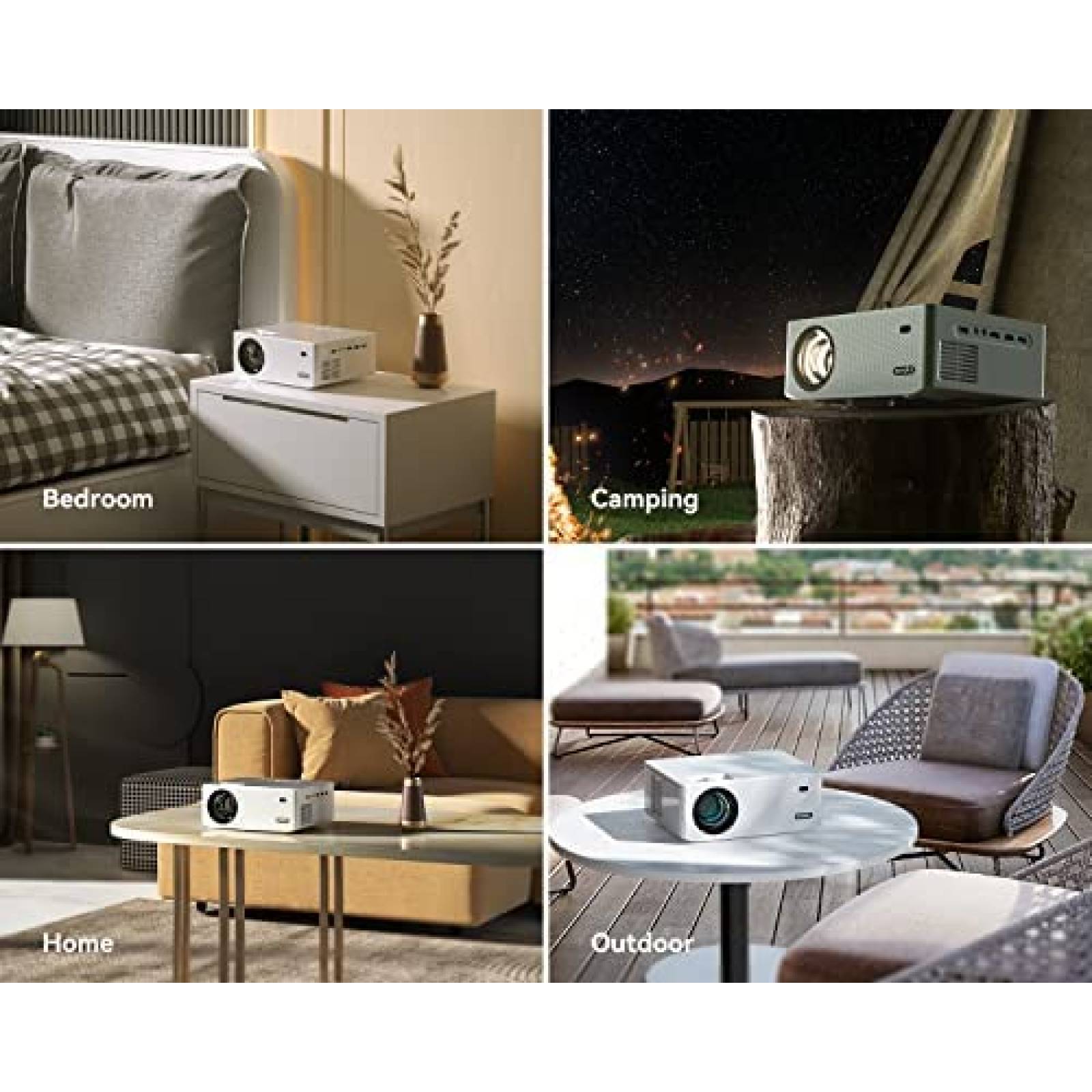 Proyector Emotn O1 400 ANSI Lumenes 1080p 4K 300'' -Blanco