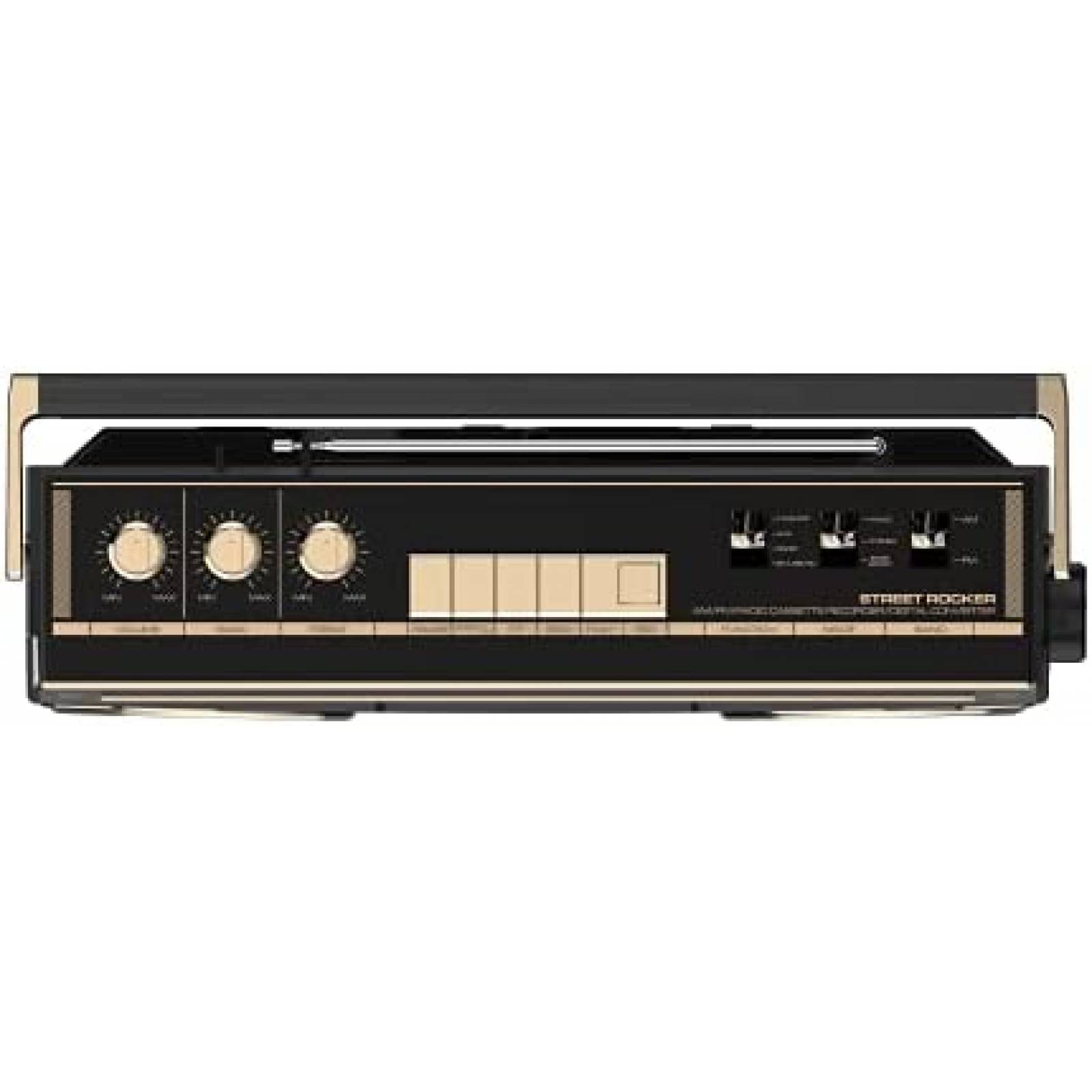 Estereo Portatil ION Street Rocker Puerto USB Radio AM-FM