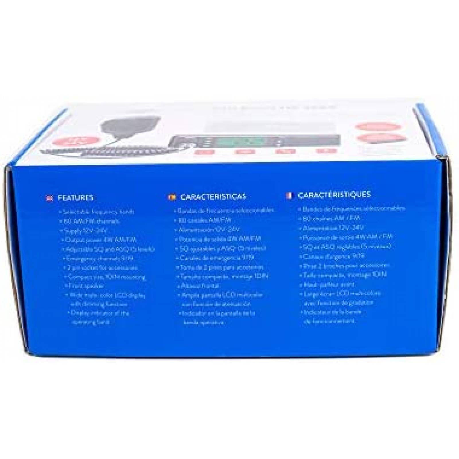 Sistema de Radio Onpro Multiestandar ASQ VOX 4W AM-FM -Negro