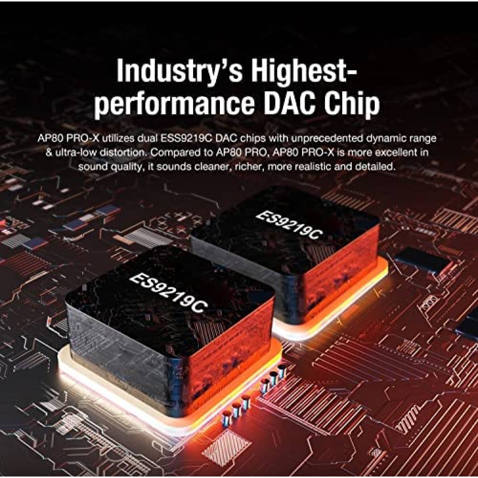 Reproductor Musica MQA Hidizs AP80 PRO-X Bluetooth 16GB Neg