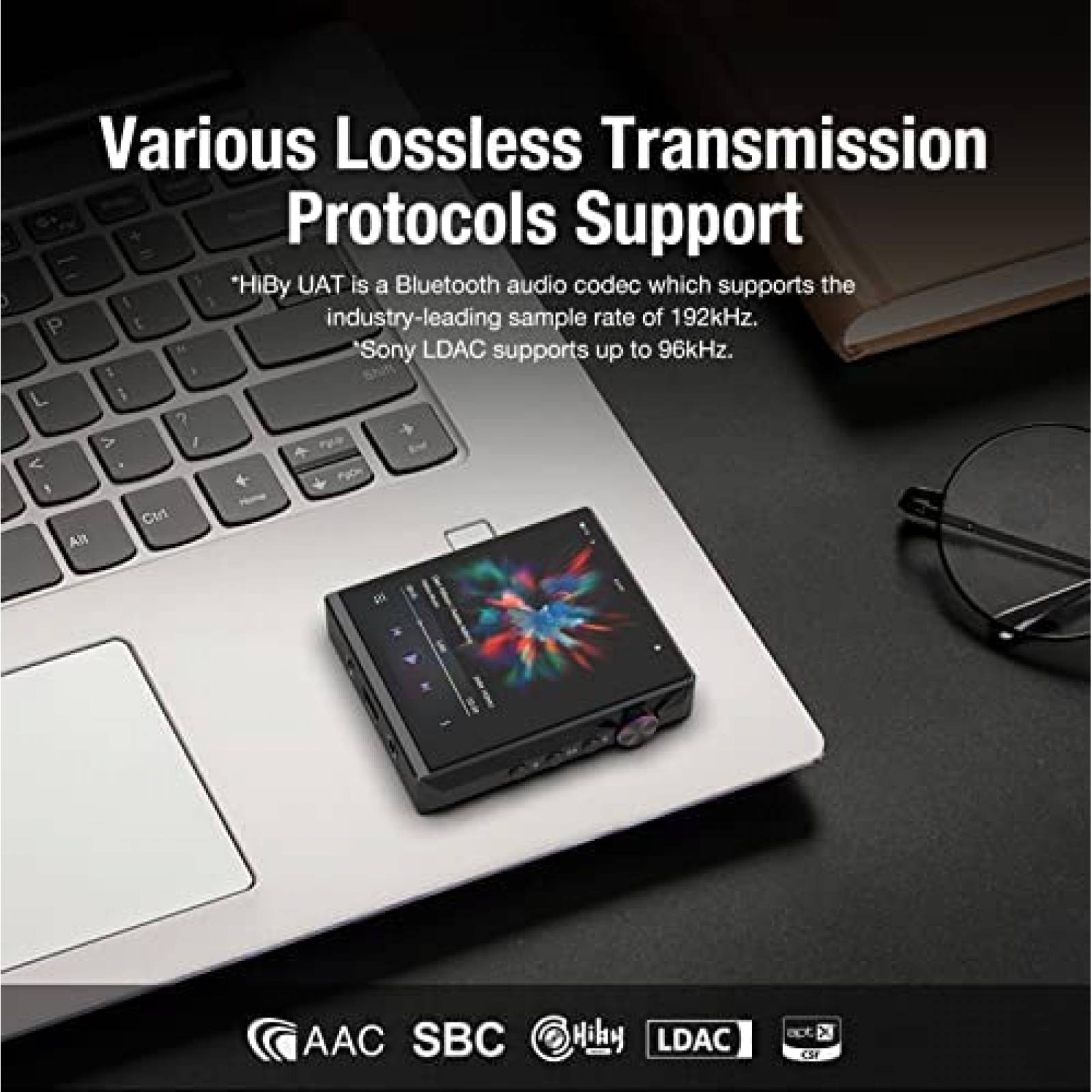 Reproductor Musica MQA Hidizs AP80 PRO-X Bluetooth 16GB Neg