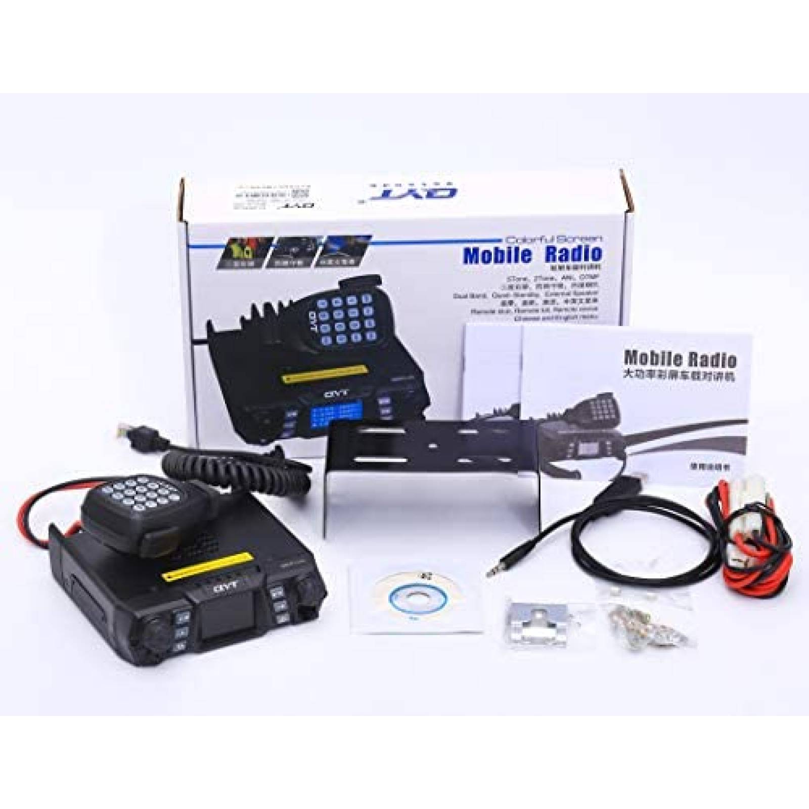 Sistema de Radio QYT KT-980PLUS VHF/UHF 50W -Negro