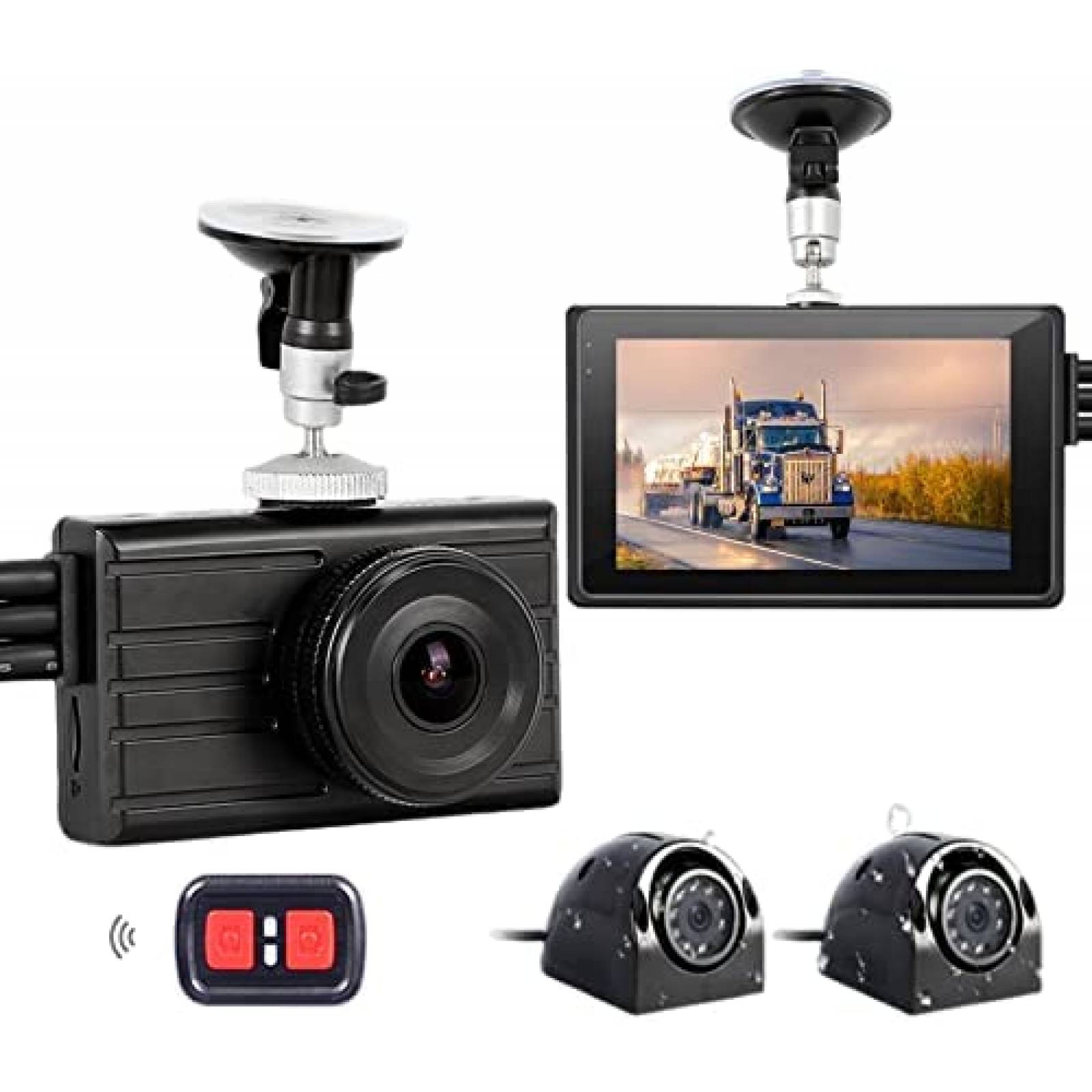 Kit de Camaras VSYSTO Para Camion Con Monitor -Negro