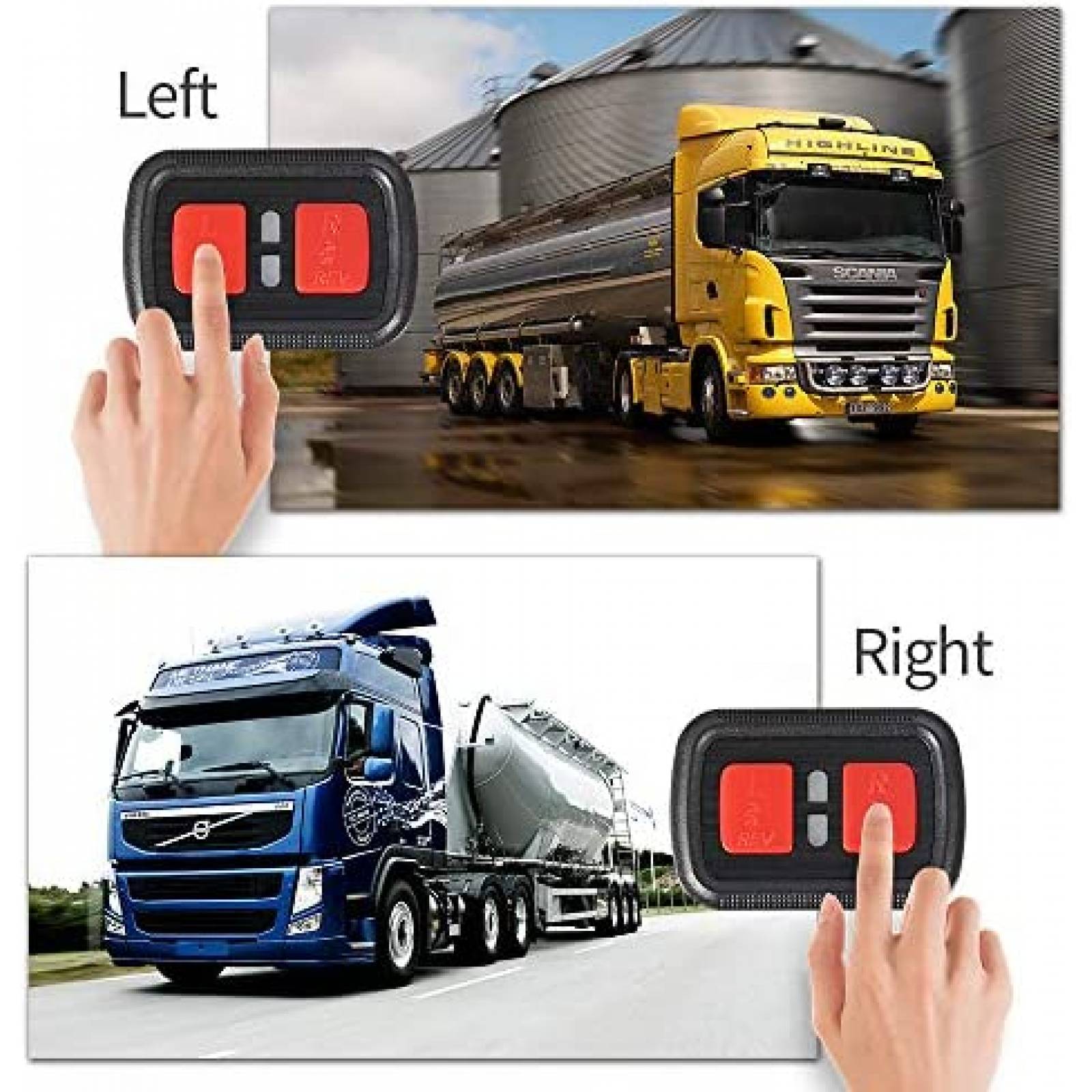 Kit de Camaras VSYSTO Para Camion Con Monitor -Negro