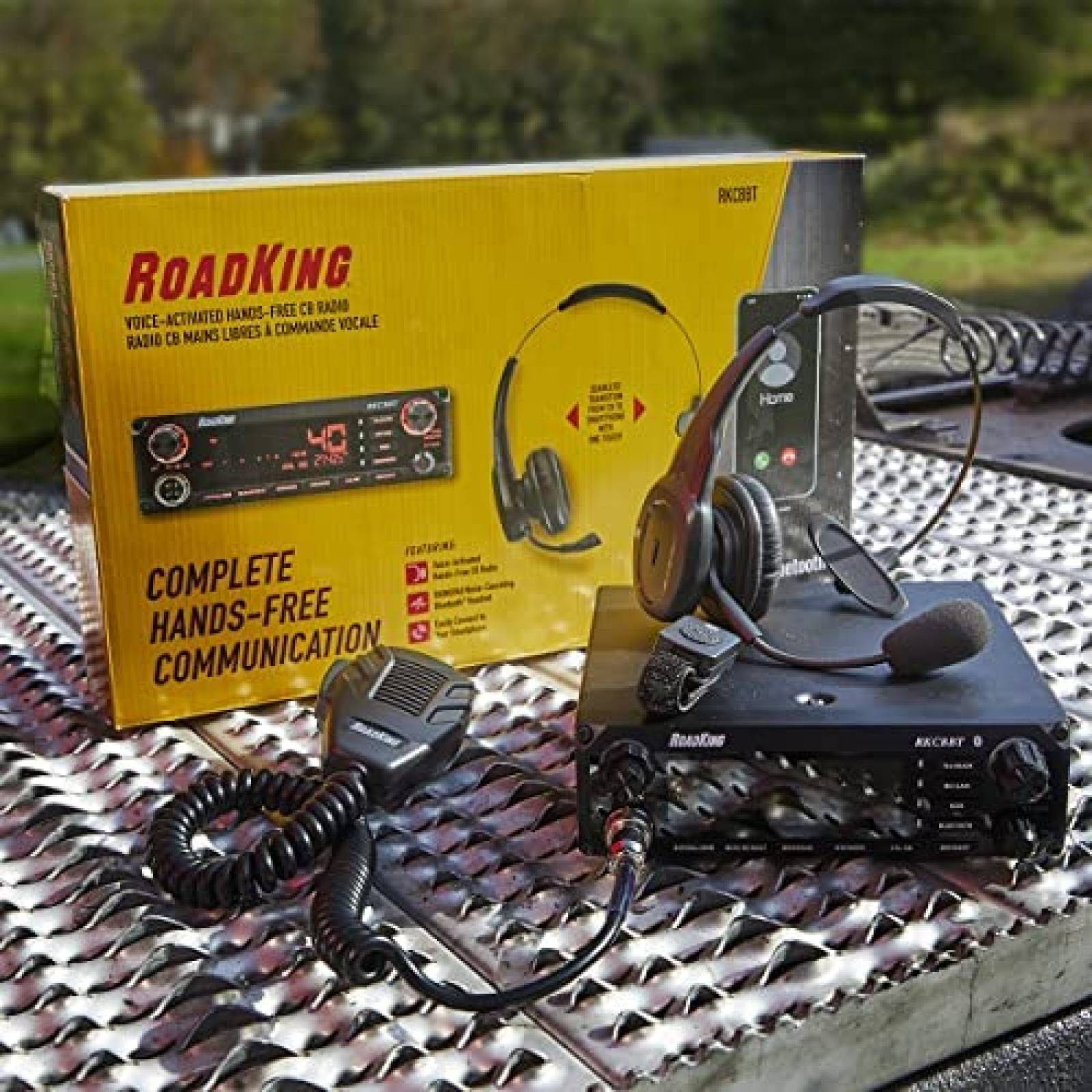 Radio Roadking RKCBBT Manos Libres Activacion por voz -Negro