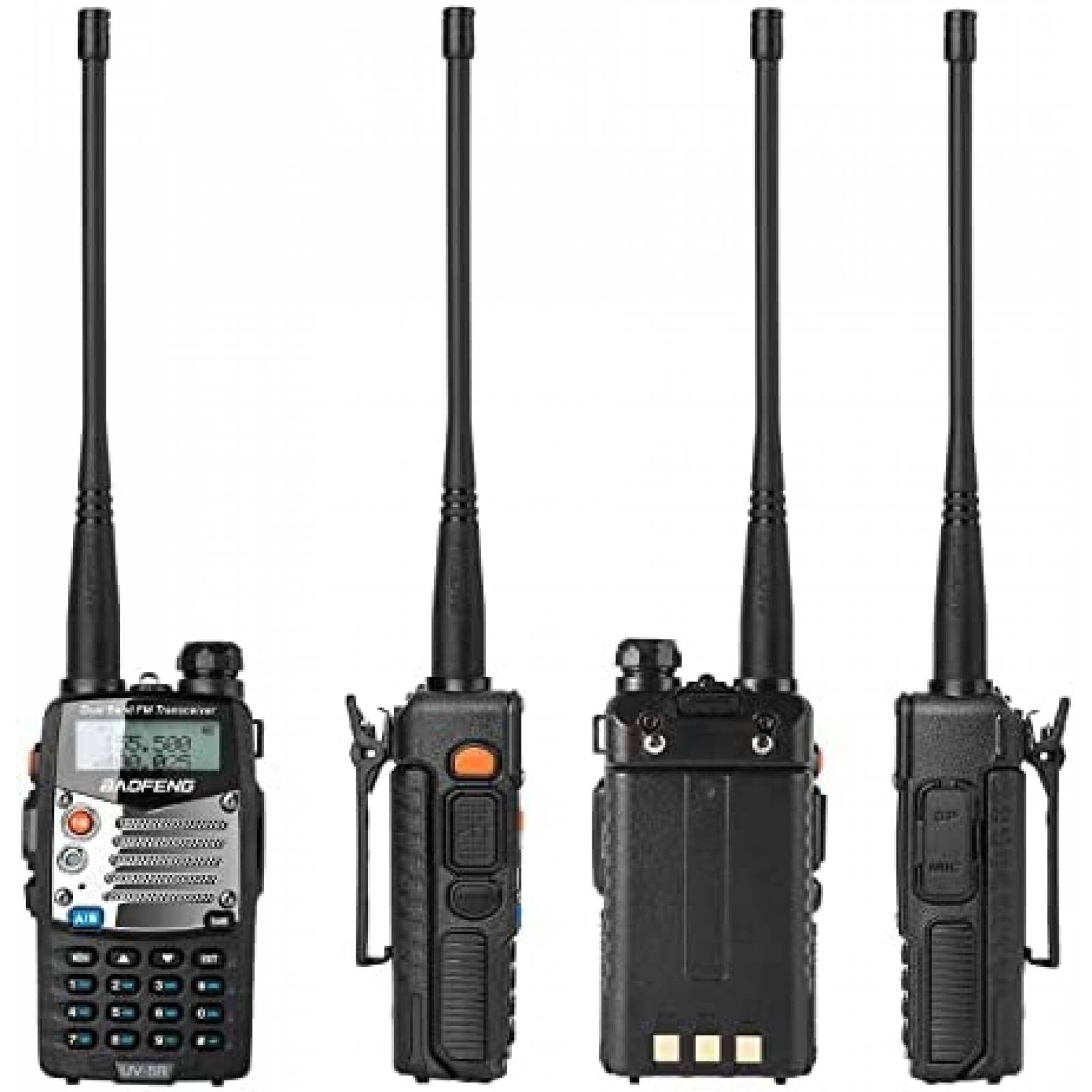 Radio BAOFENG UV-5R 2 Vias con Cable Programacion 4 Piezas