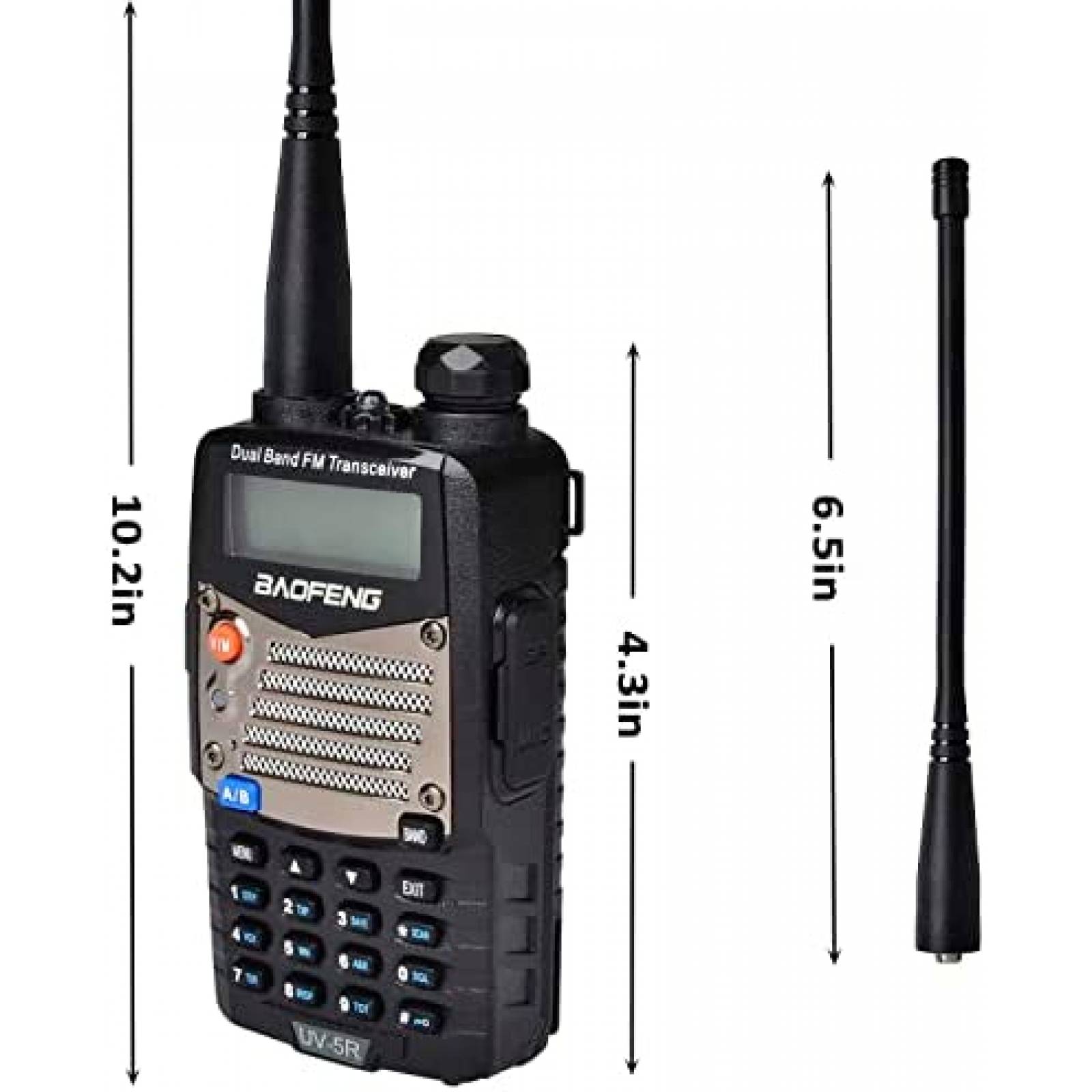Radio BAOFENG UV-5R 2 Vias con Cable Programacion 4 Piezas