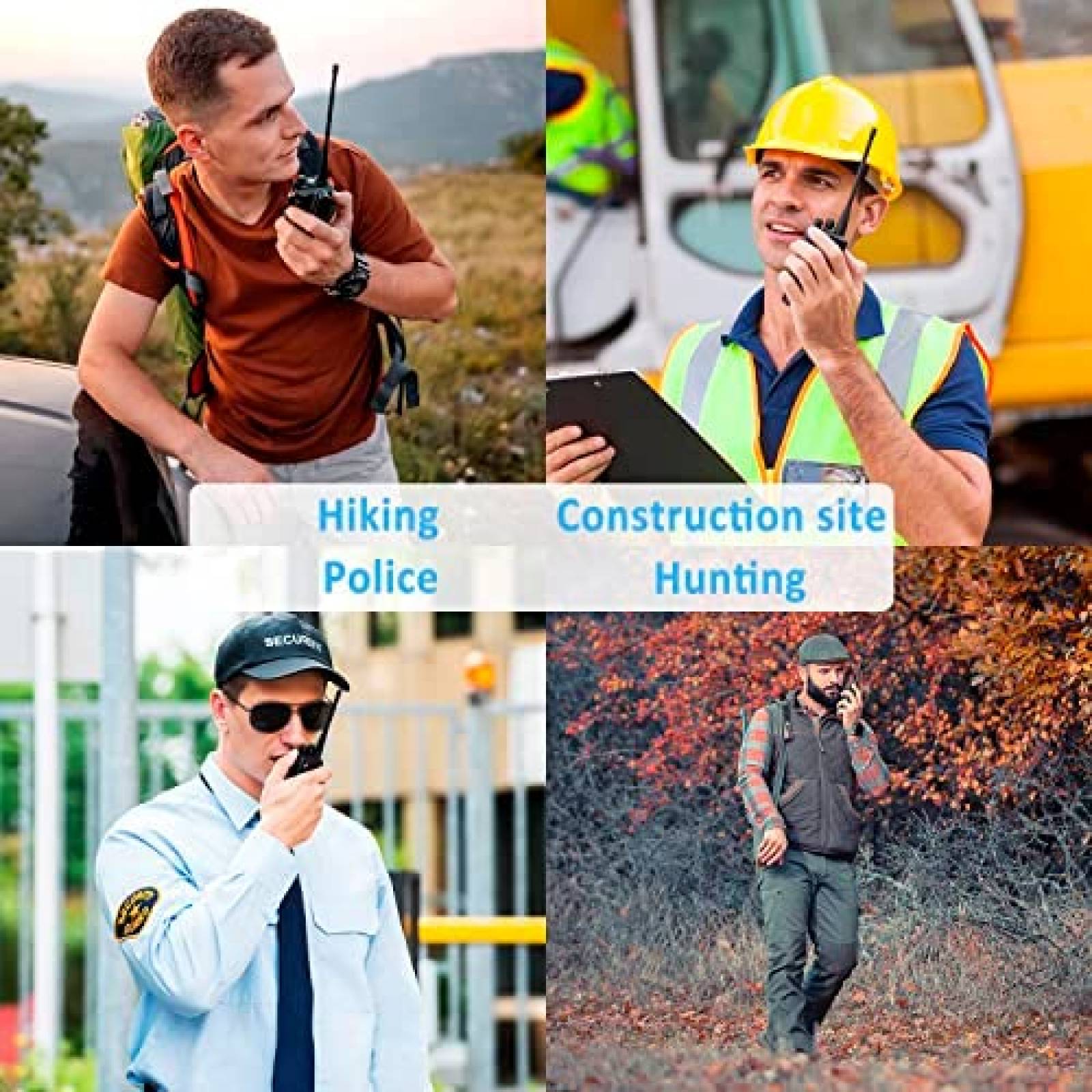 Radio BAOFENG UV-5R 2 Vias con Cable Programacion 4 Piezas