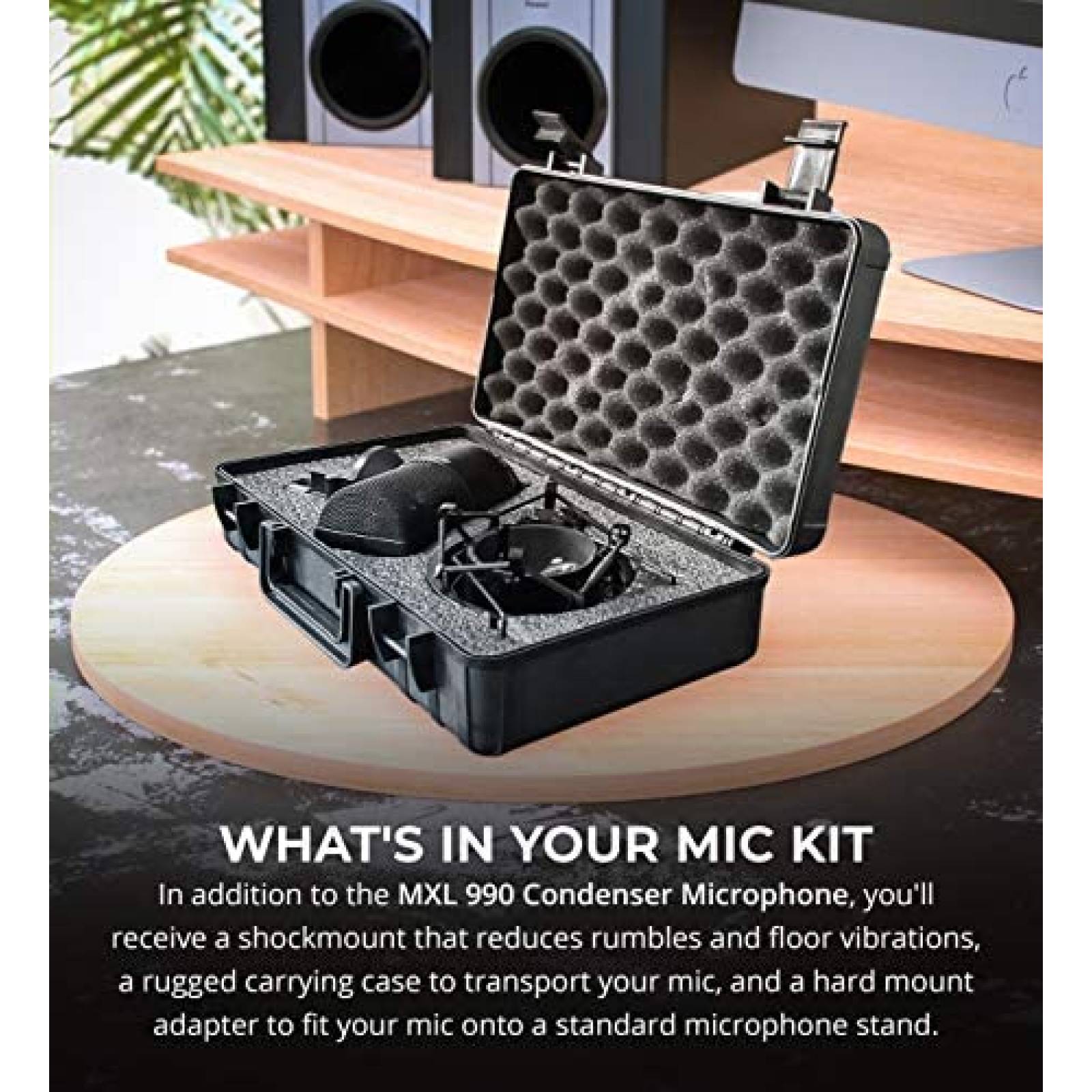 Microfono Condensandor MXL 990 Blackout para Vocalizacion