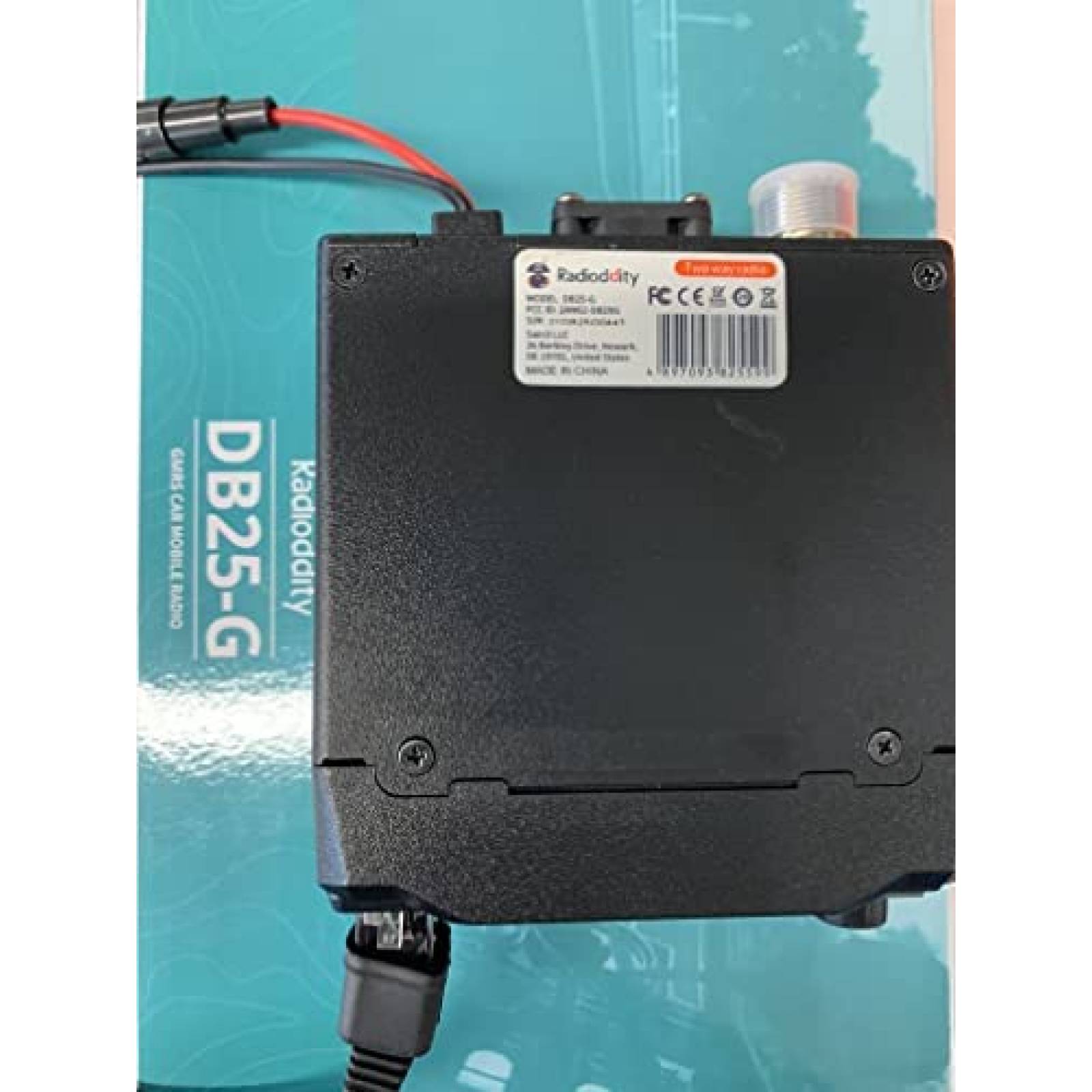 Radio Radioddity DB25-G 2 Vias GMRS 25W Receptor de Escaneo