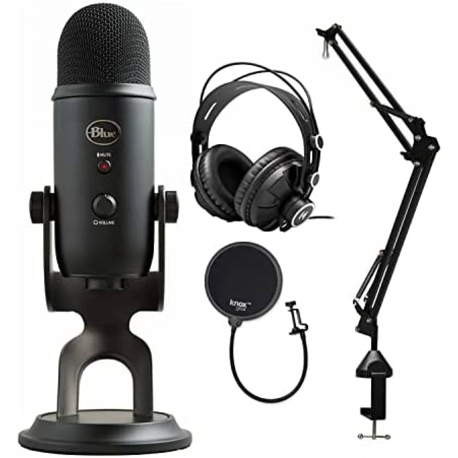 Microfono Blue Microphones Boton de Silencio USB+Accesorios