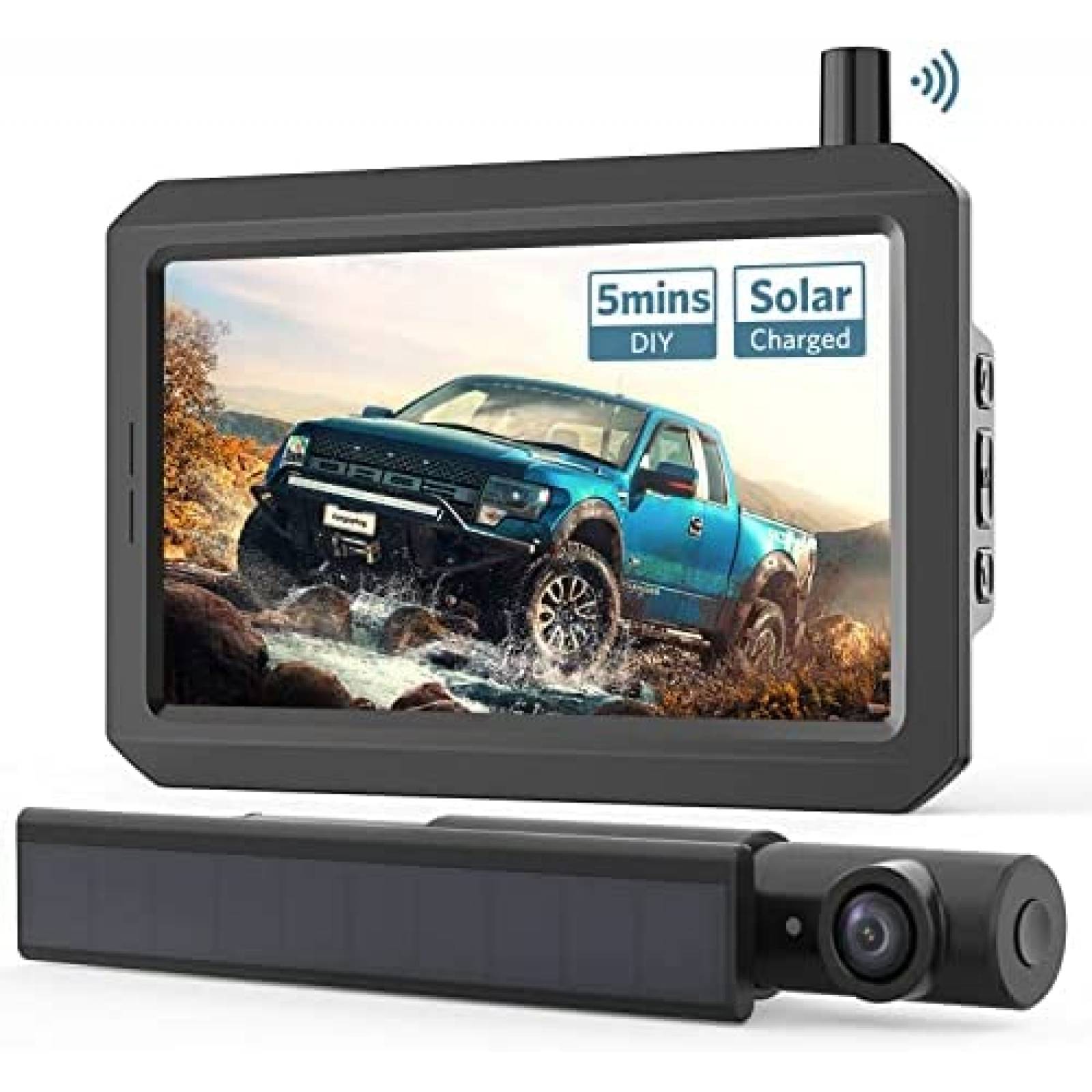 Camara de Reversa Cargoplay Para Camioneta HD 1080p Monitor