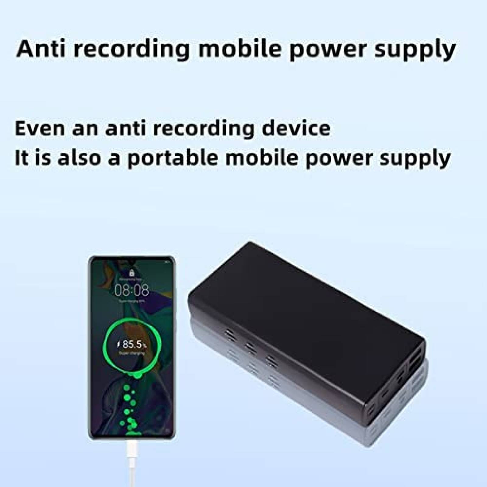 Bloqueador De Grabacion De Audio ASHATA Evita Grabacion Voz