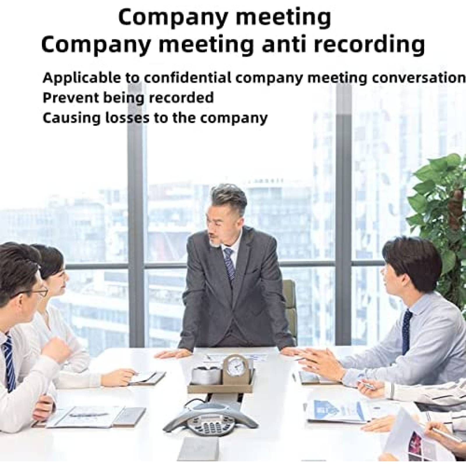 Bloqueador De Grabacion De Audio ASHATA Evita Grabacion Voz