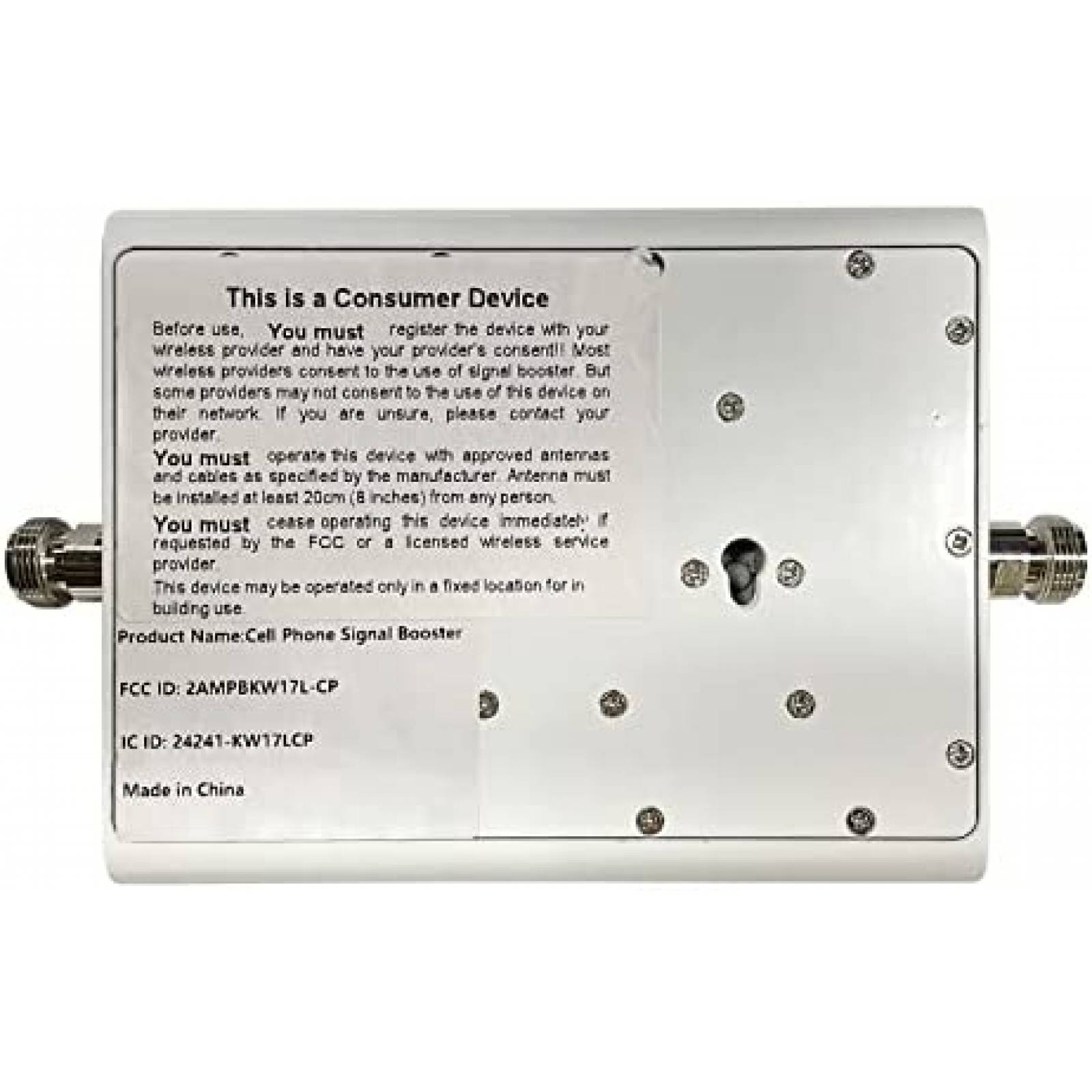 Ampliicador de Señal p/Celular Lintratek 4G LTE -Blanco