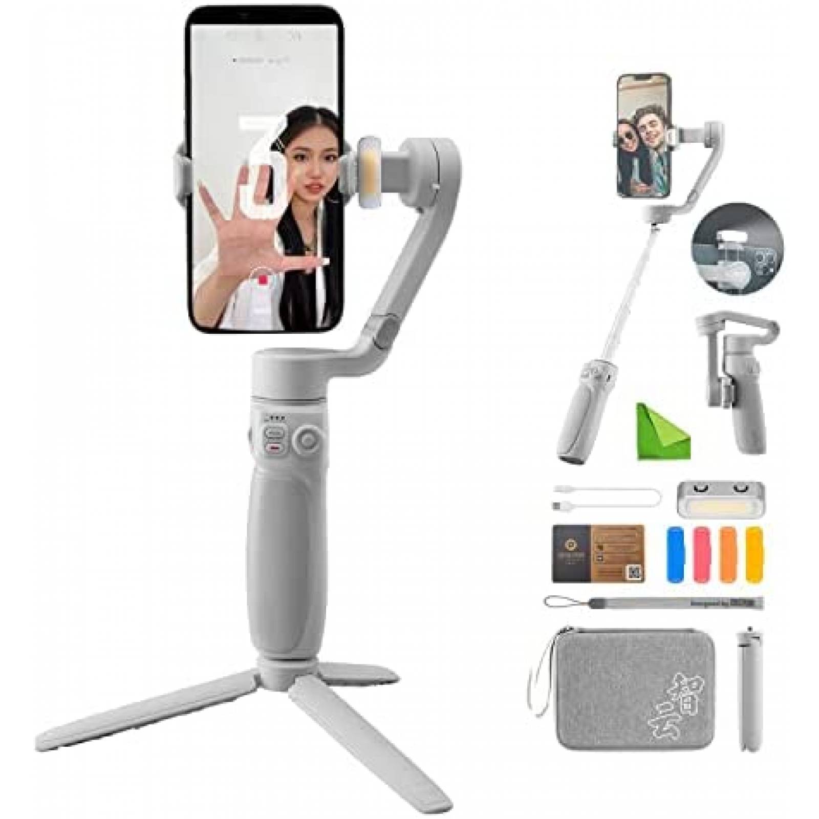 Estabilizador Celular Zhiyun Smooth Q4 c/Accesorios -Negro