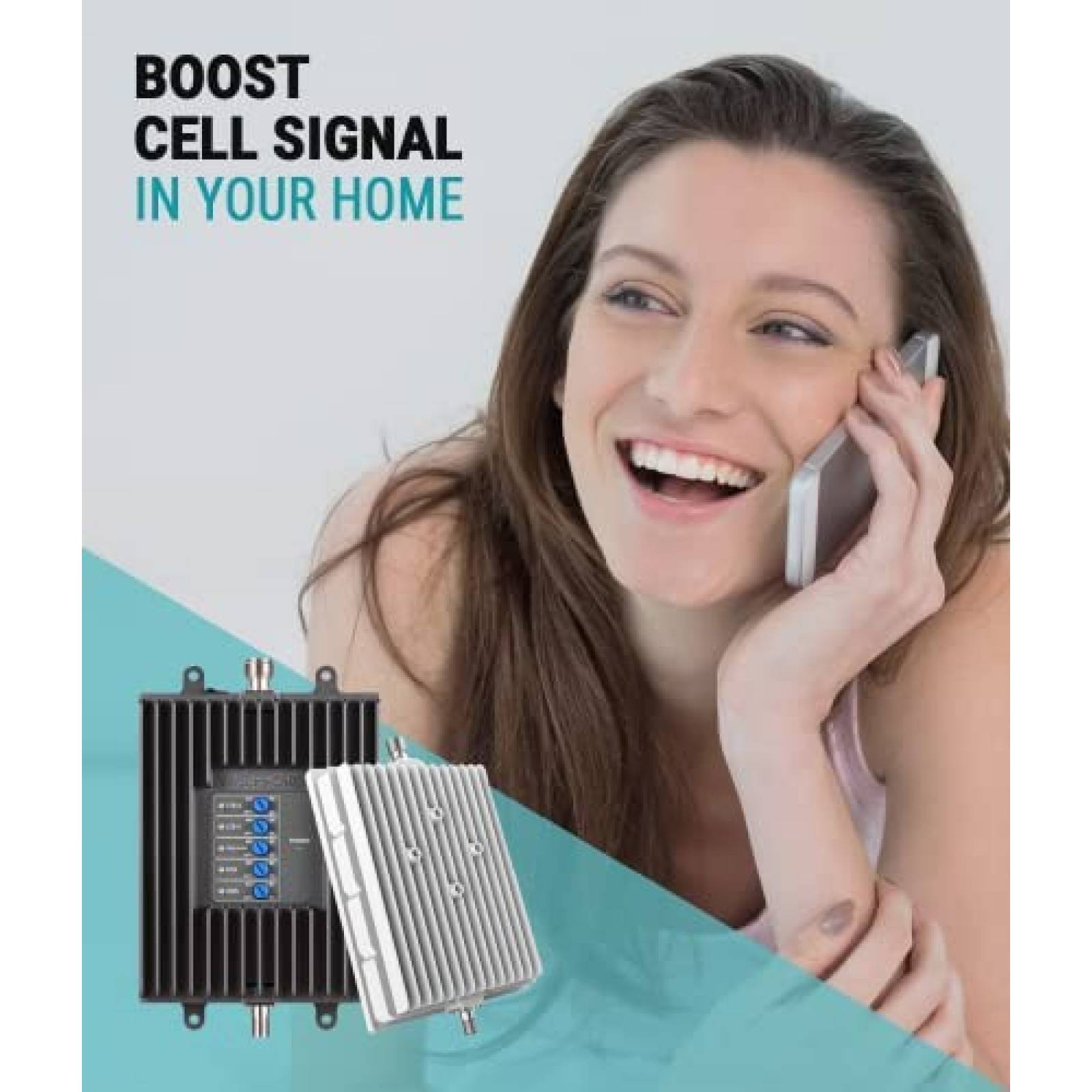 Ampliicador de Señal Surecall Fusion4Home p/Celular -Blanco