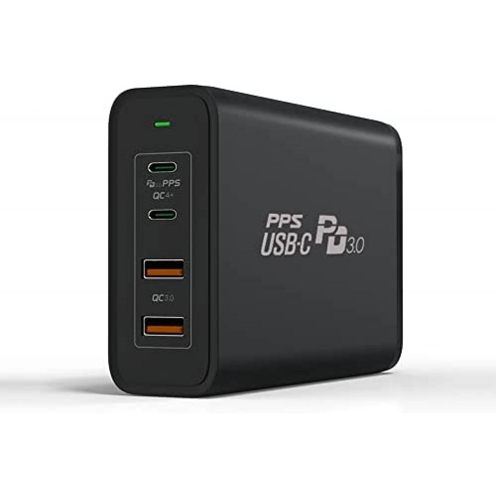 Cargador Multiple CHIPOFY 245W Usb-C Carga Rapida -Negro