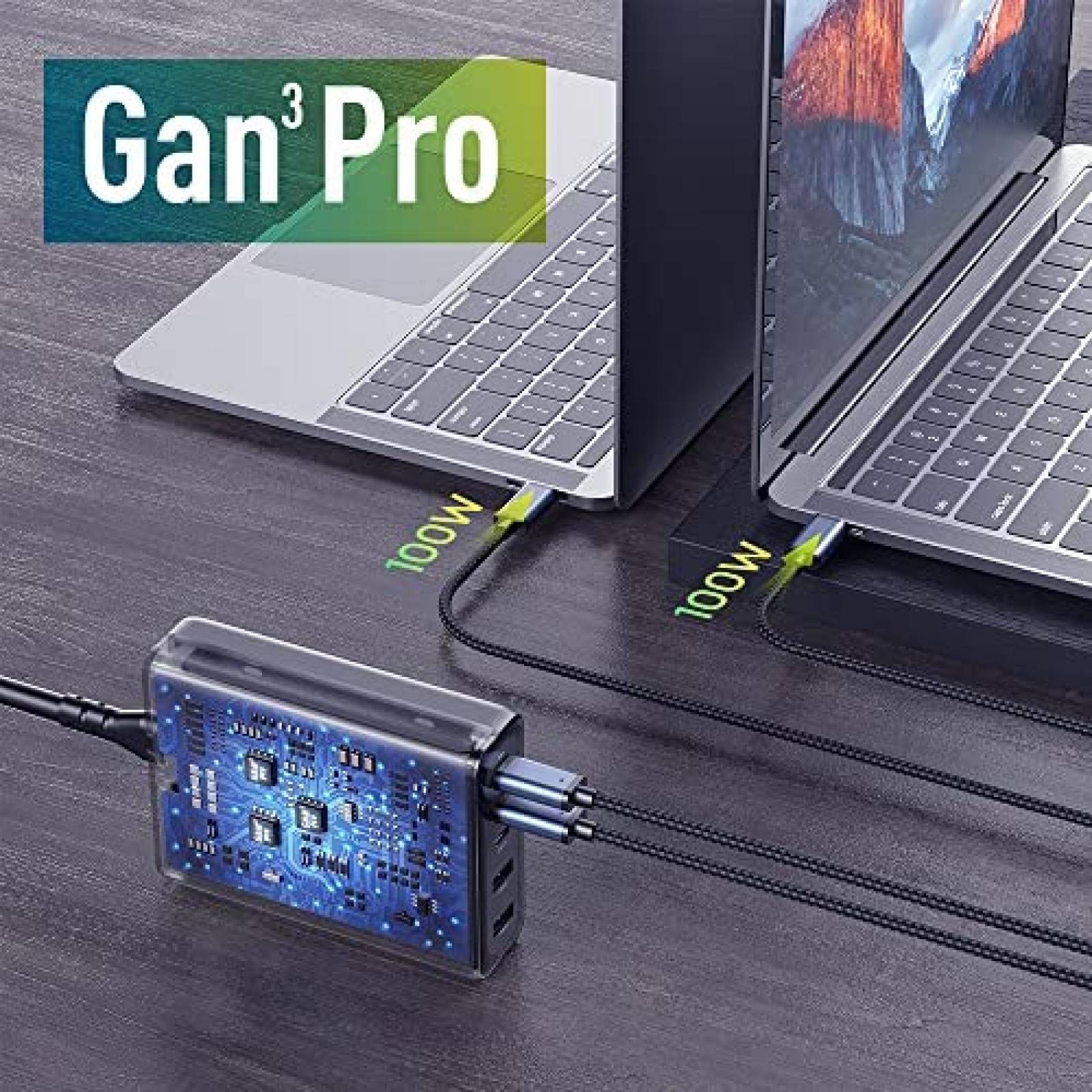 Cargador Multiple Aftertop 240W Usb-C 5 Puertos Carga Rapida