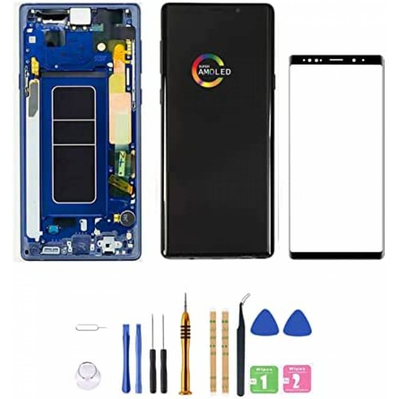 Pantalla LCD Digitalizador Qvouaw p Galaxy Note9 N960 -Azul