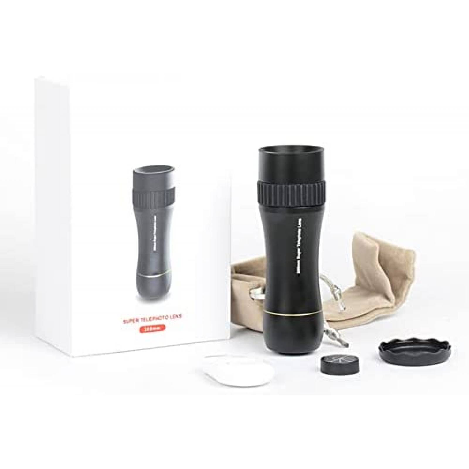 Lente Super Teleobjetivo Kase para Telefono 300mm -Negro