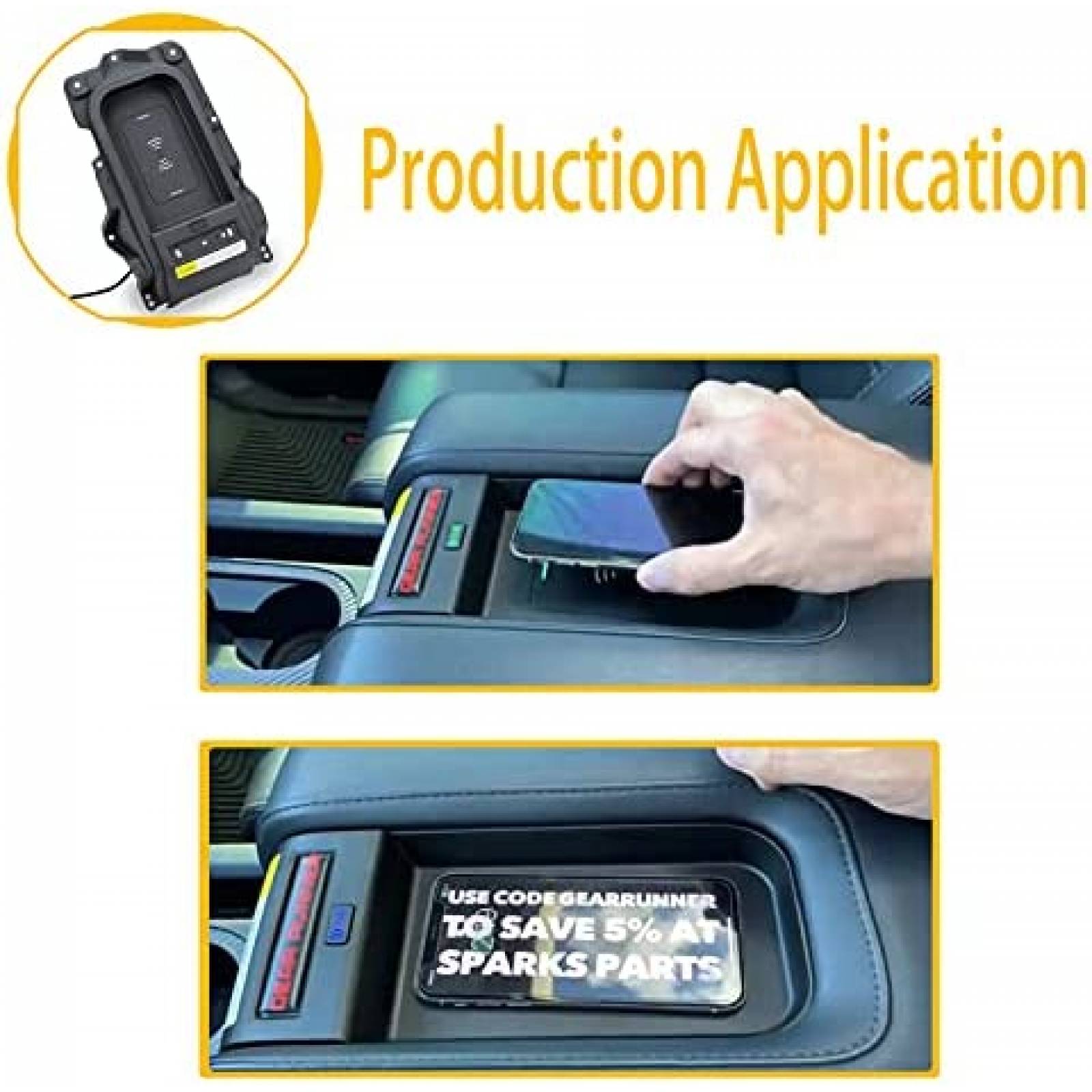 Bandeja Carga Inalambrica Weileite Auto Tundra 2014-2021