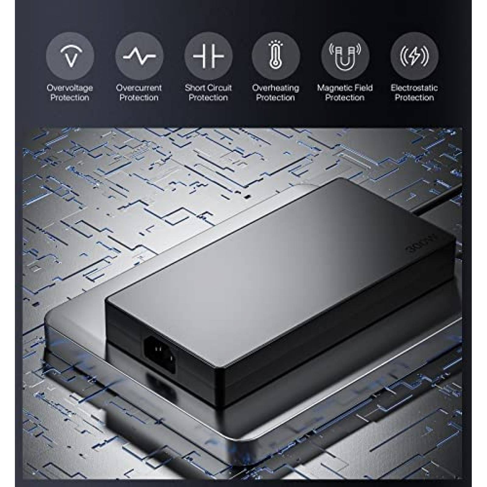 Cargador DONGERDI 20V 15A 300W Compatible con Lenovo Legion