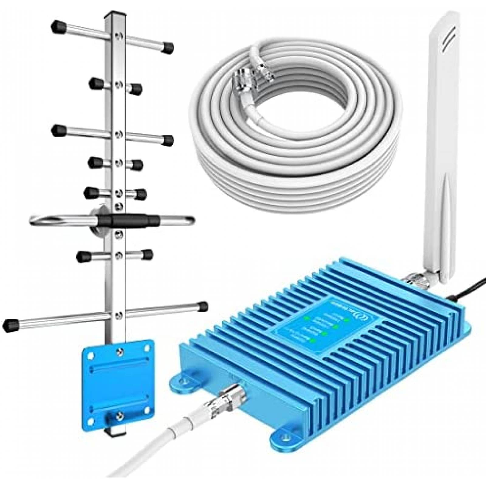 Ampliicador de Señal Aclogue para Celular con Antena -Blanco