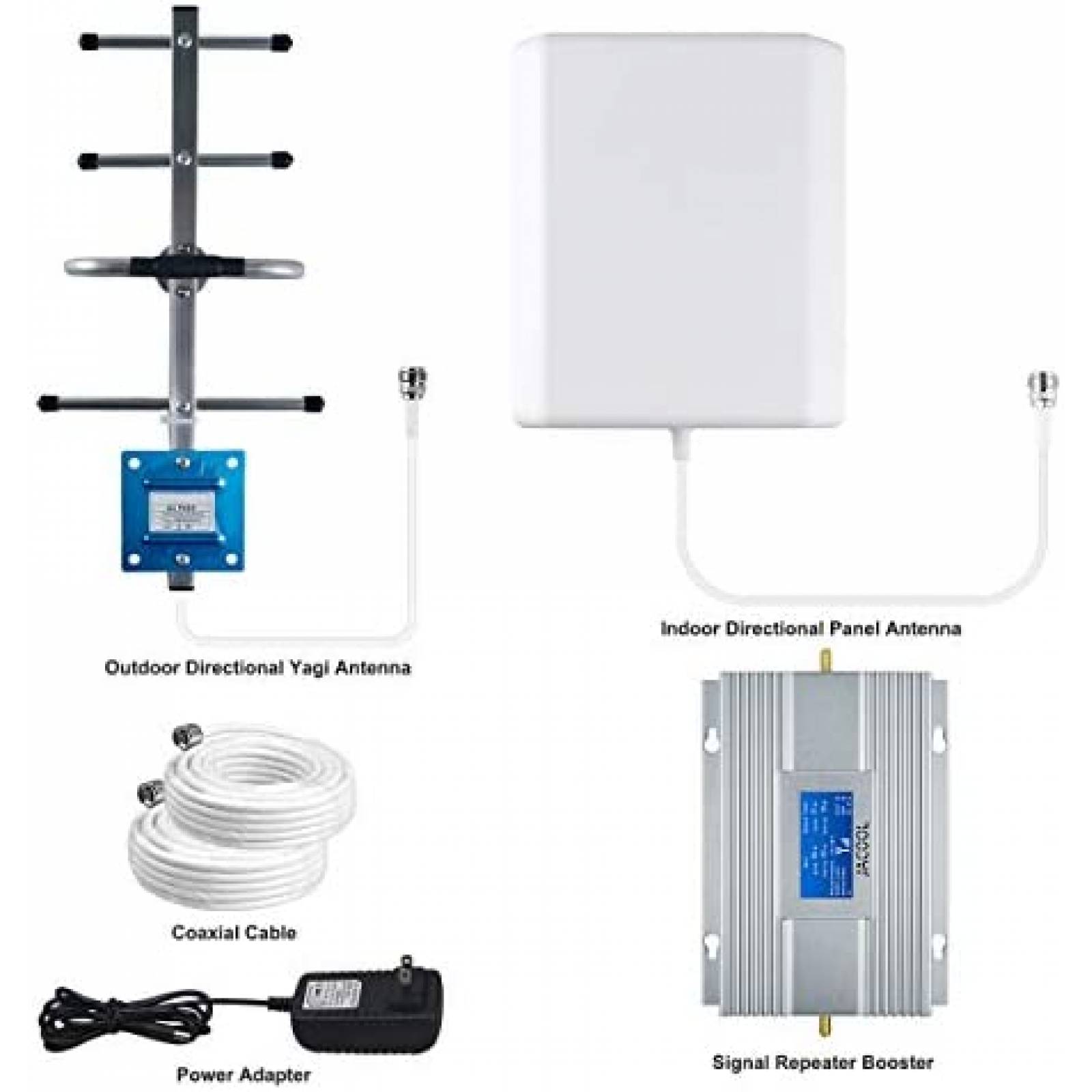 Ampliicador de Señal p/Celular Verizon con Antena 5G -Gris