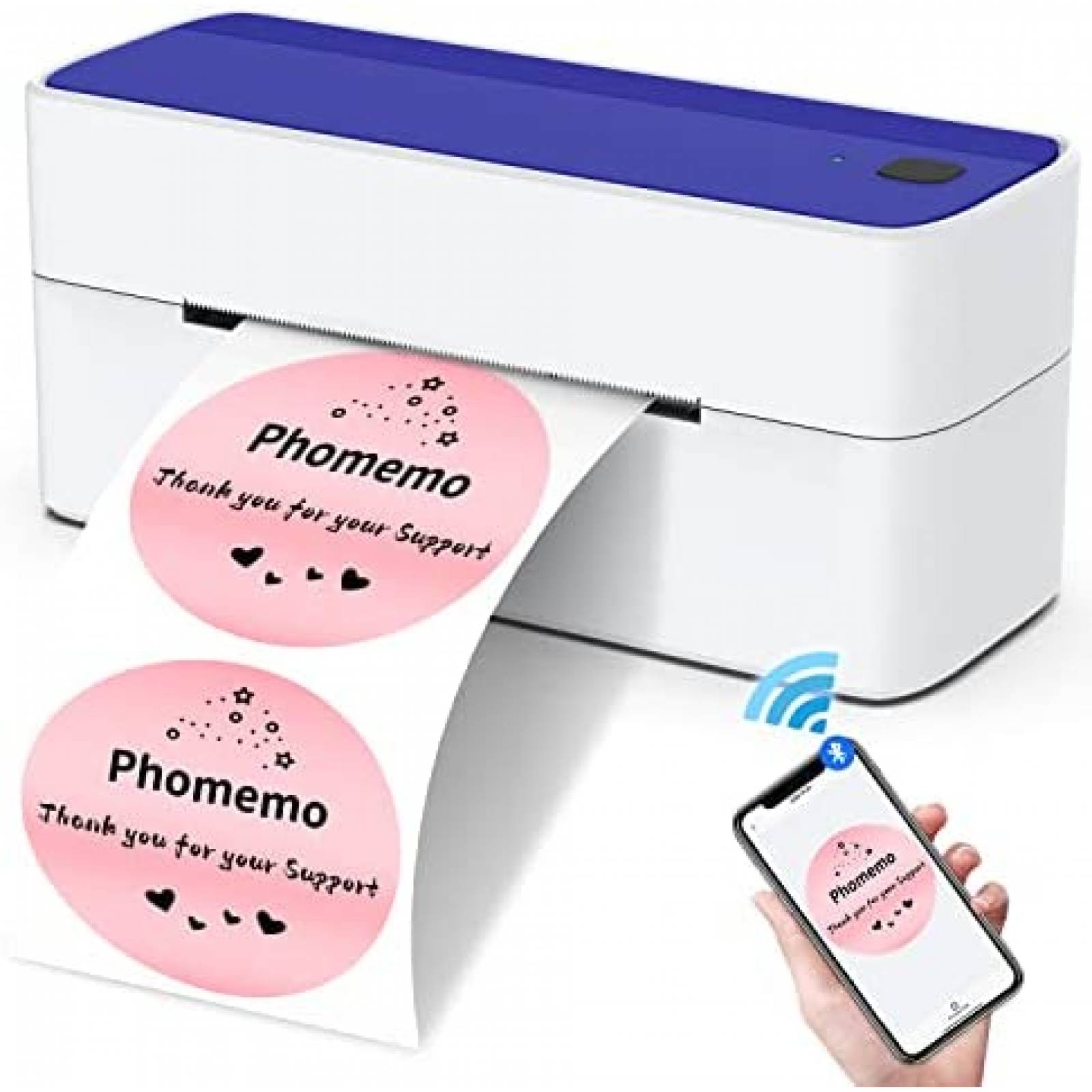 Impresora De Etiquetas Phomemo 4x6 Bluetooth -Blanco
