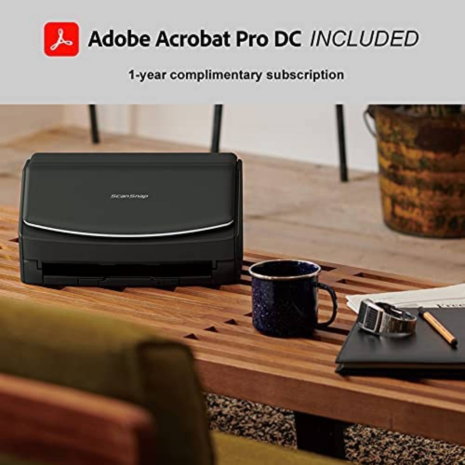 Escaner de Documento Fujitsu iX1600 para Mac/PC -Negro